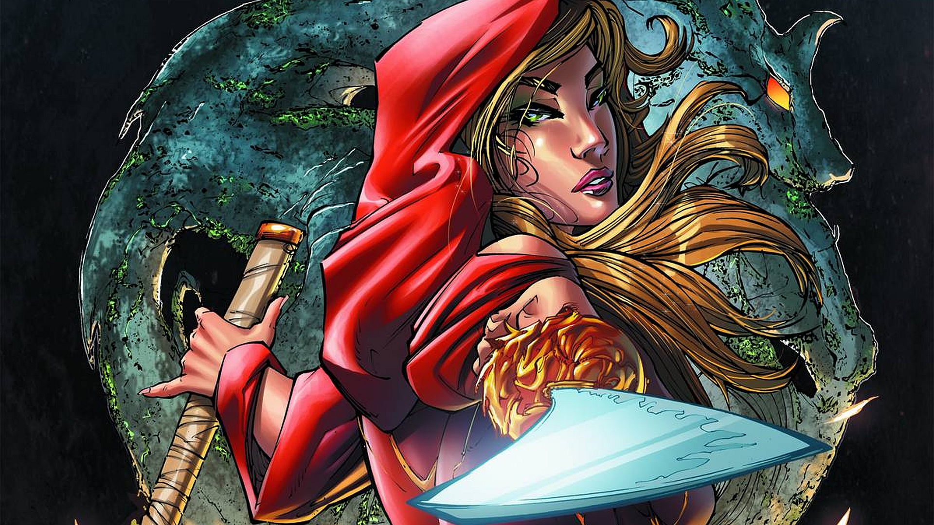 Download Comic Grimm Fairy Tales HD Wallpaper