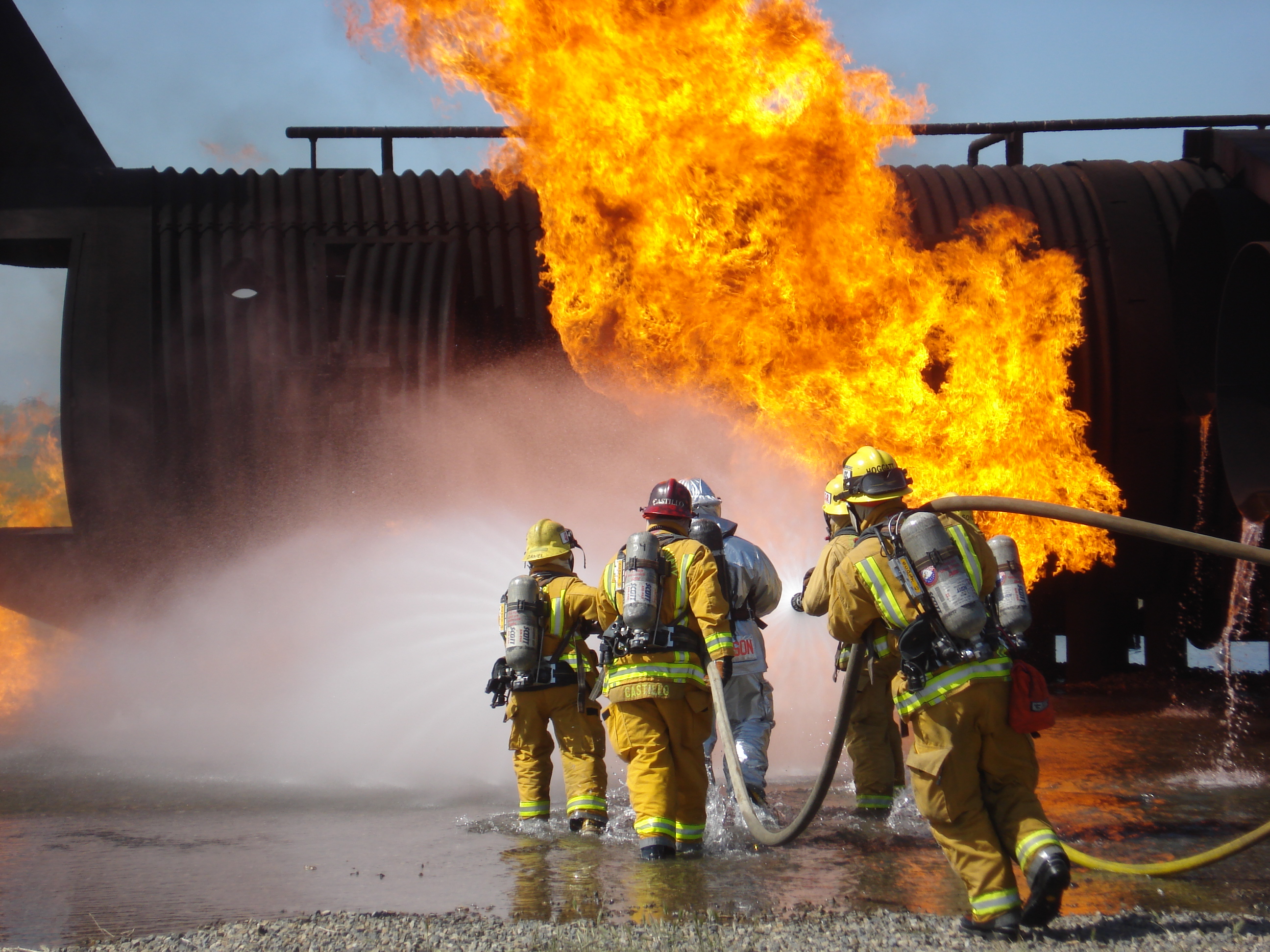 Firefighter Full HD Wallpaper and Background Image 2592x1944 ID582915