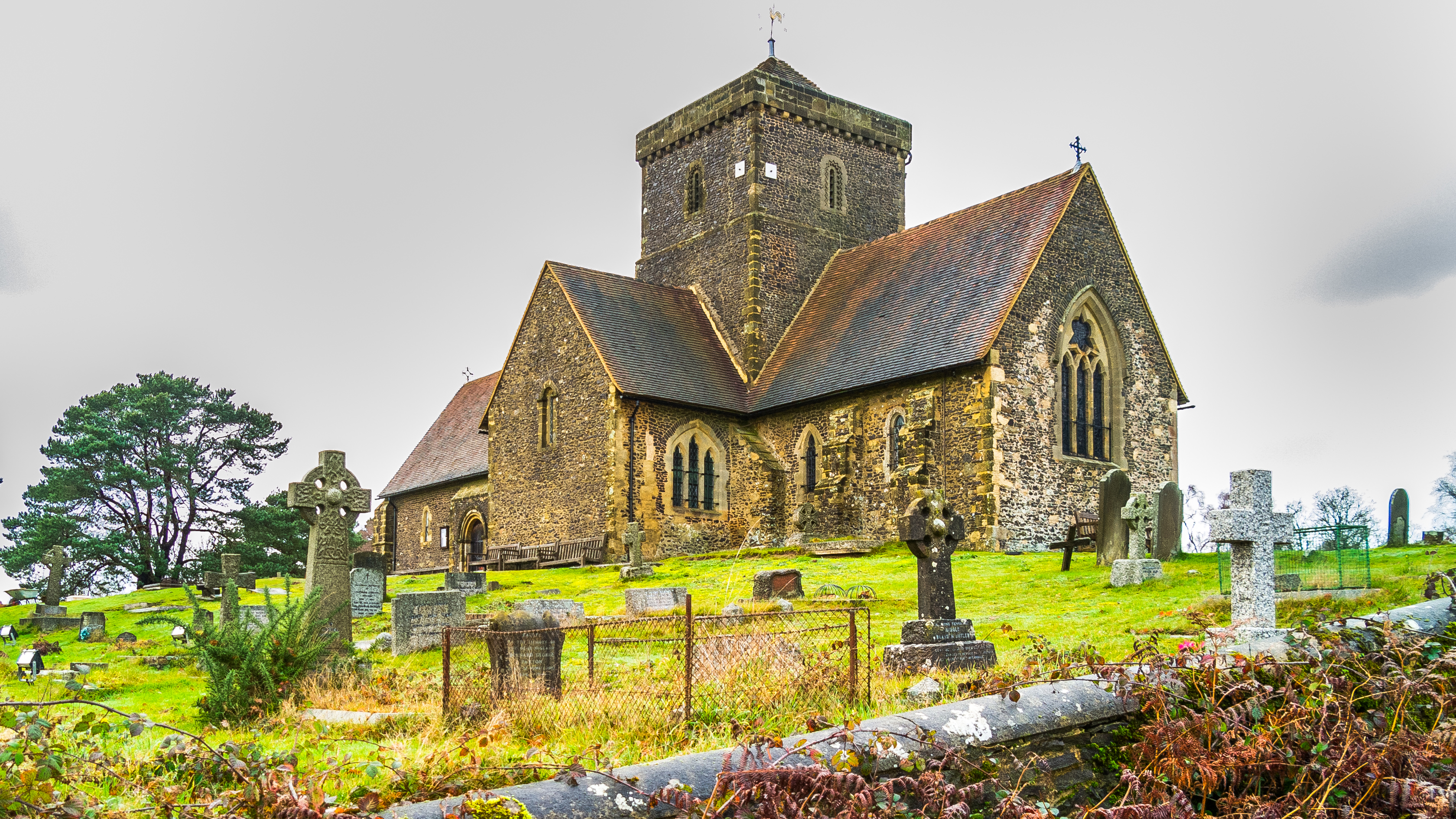 Church Of St MarthaontheHill HD Wallpaper Background