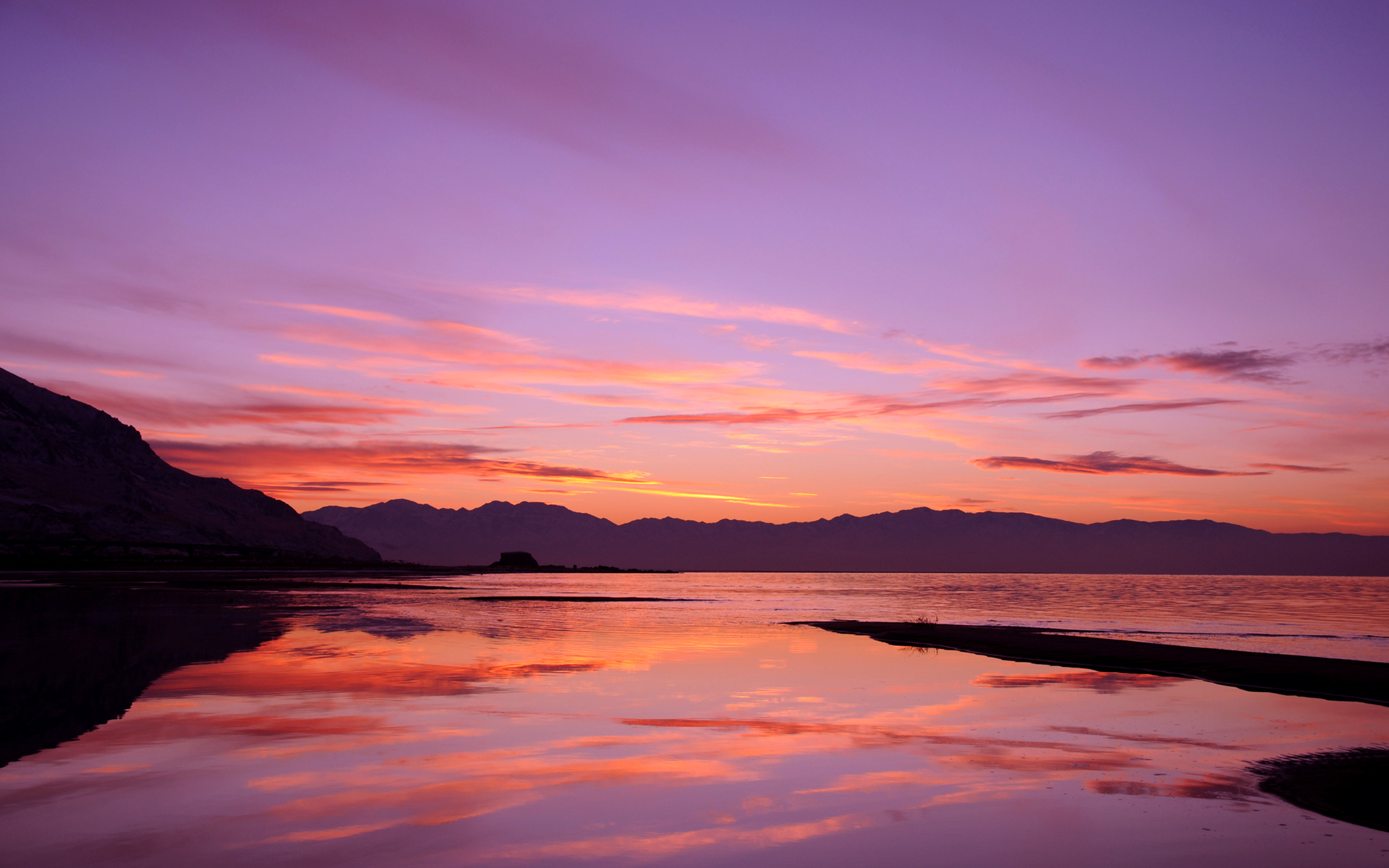 Coucher de Soleil Fond d'écran HD ArrièrePlan