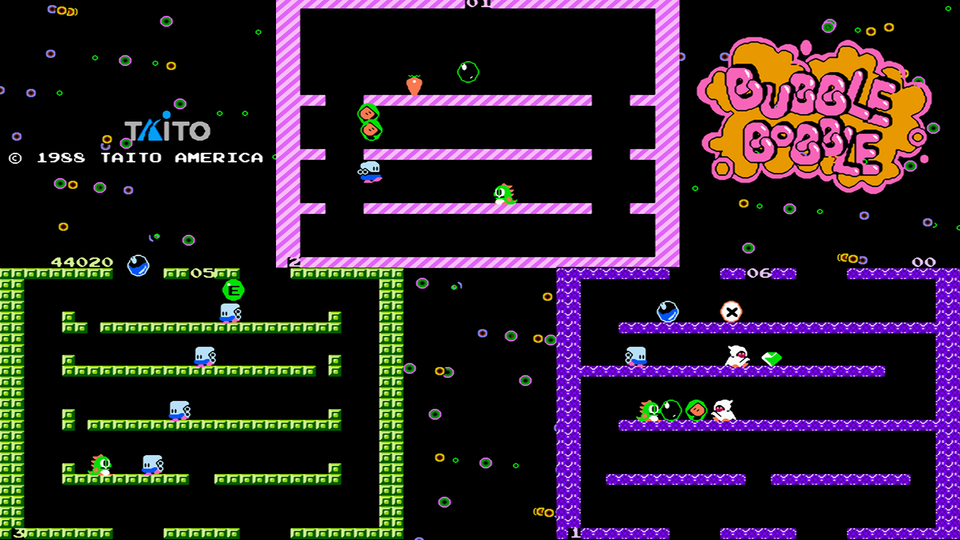 Download Video Game Bubble Bobble HD Wallpaper