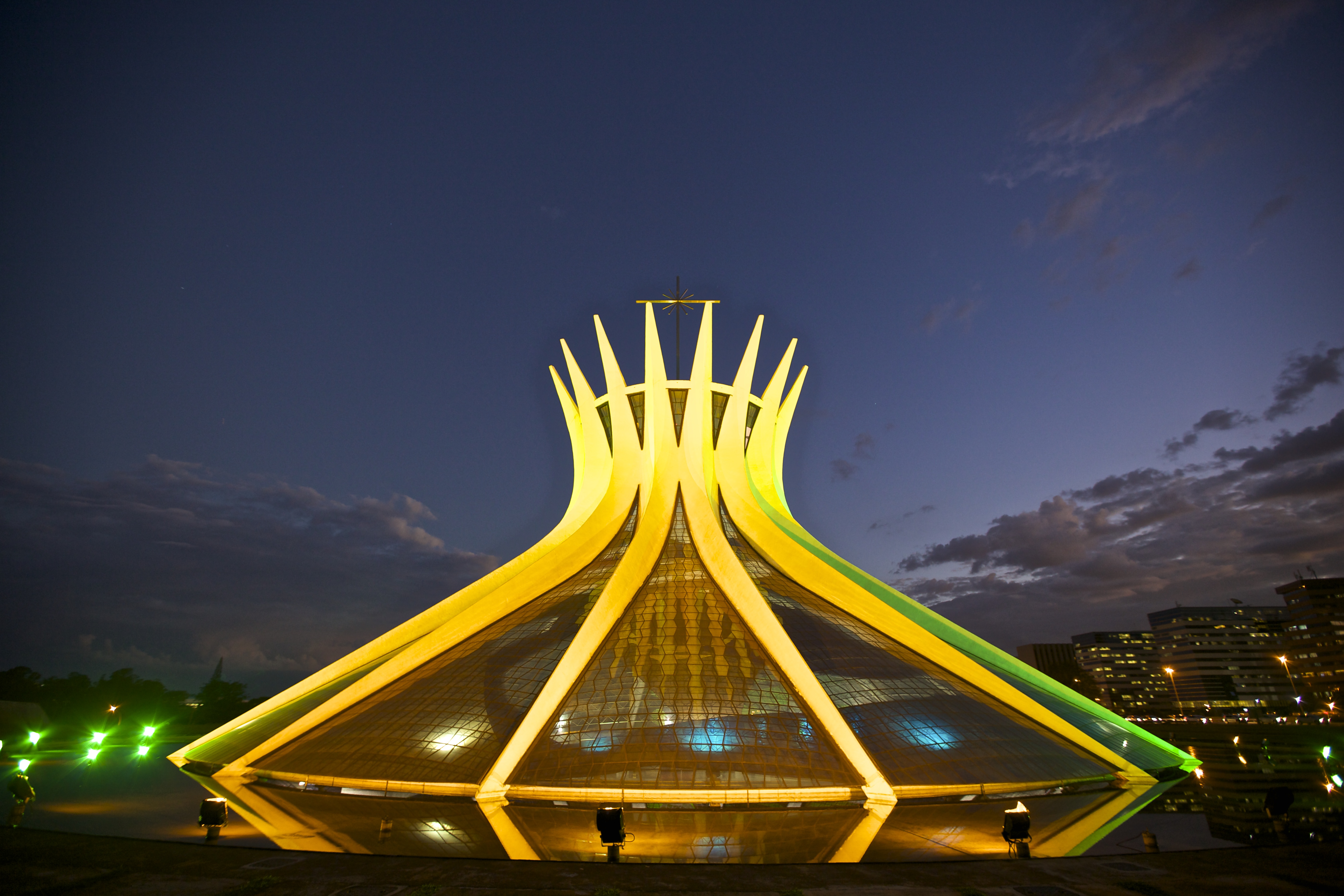 Download Cathedral Brazil Brasília Religious Cathedral Of Brasília 4k