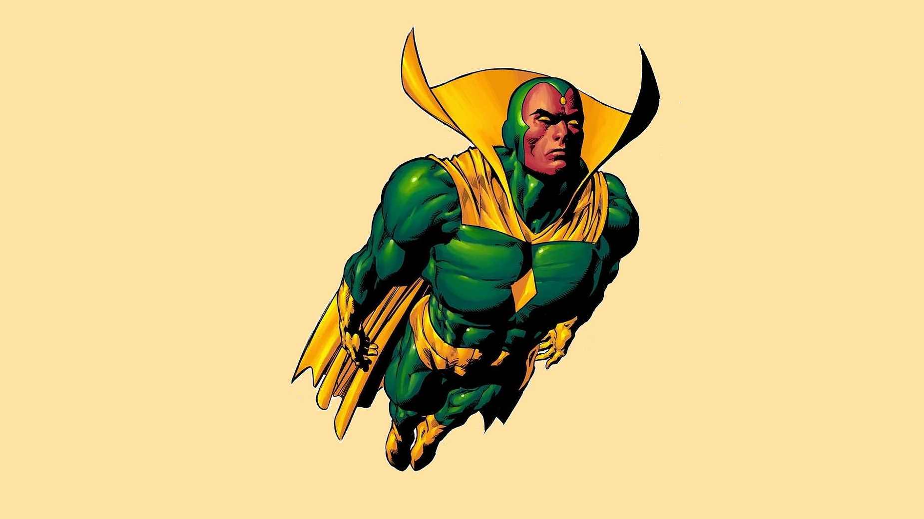 Download Comic Vision (Marvel Comics) Wallpaper