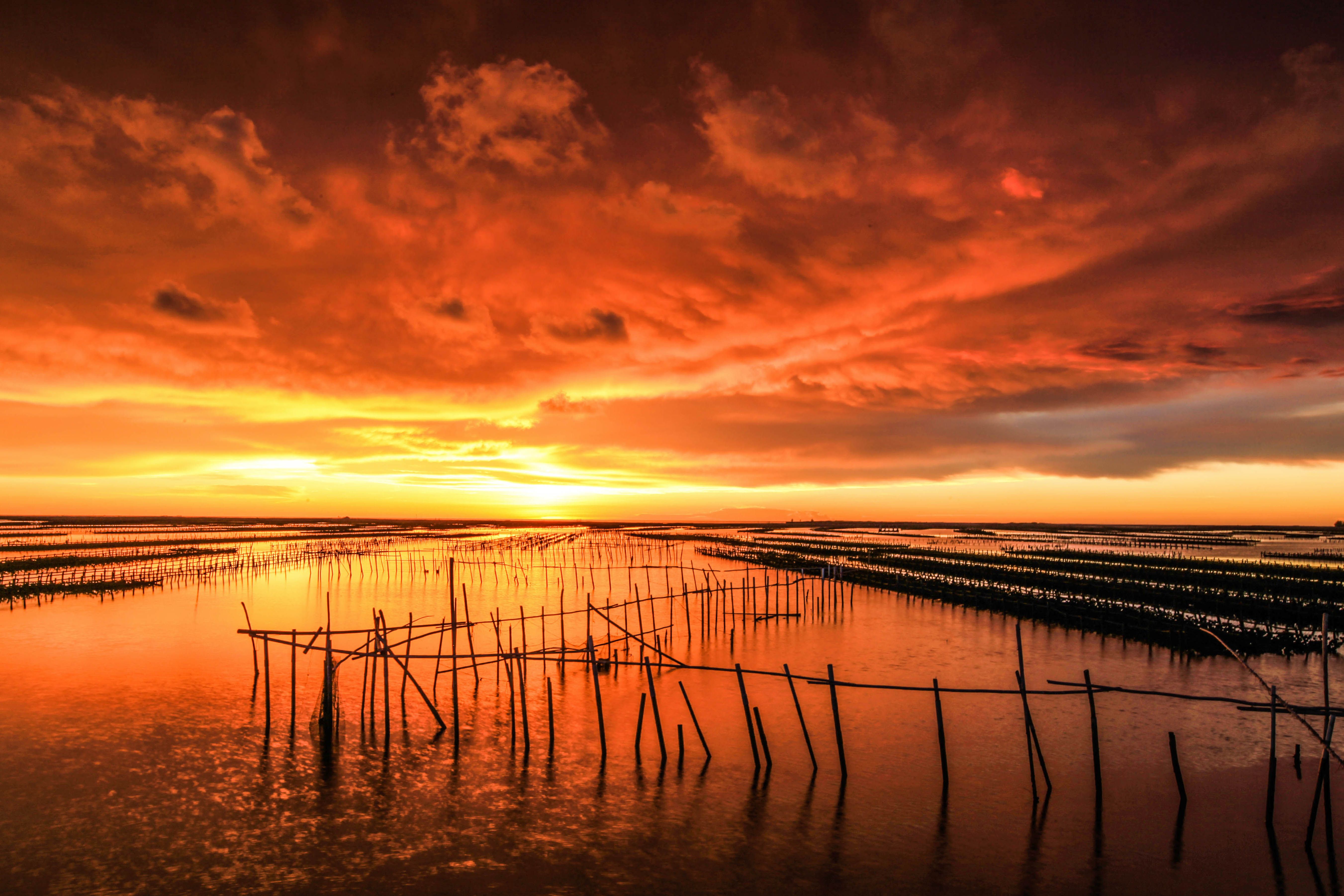 Coucher de Soleil 5k Retina Ultra Fond d'écran HD