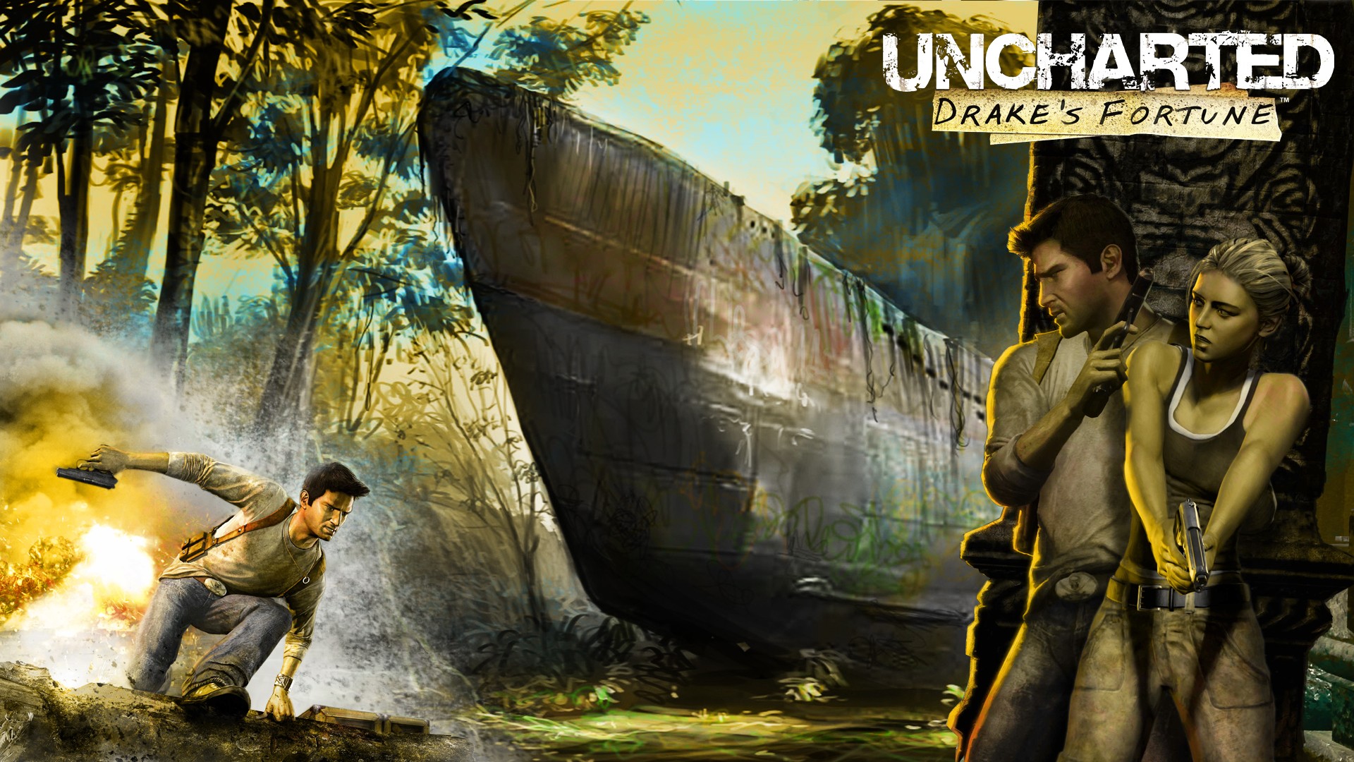 Uncharted Drake's Fortune HD Wallpaper Background Image 1920x1080