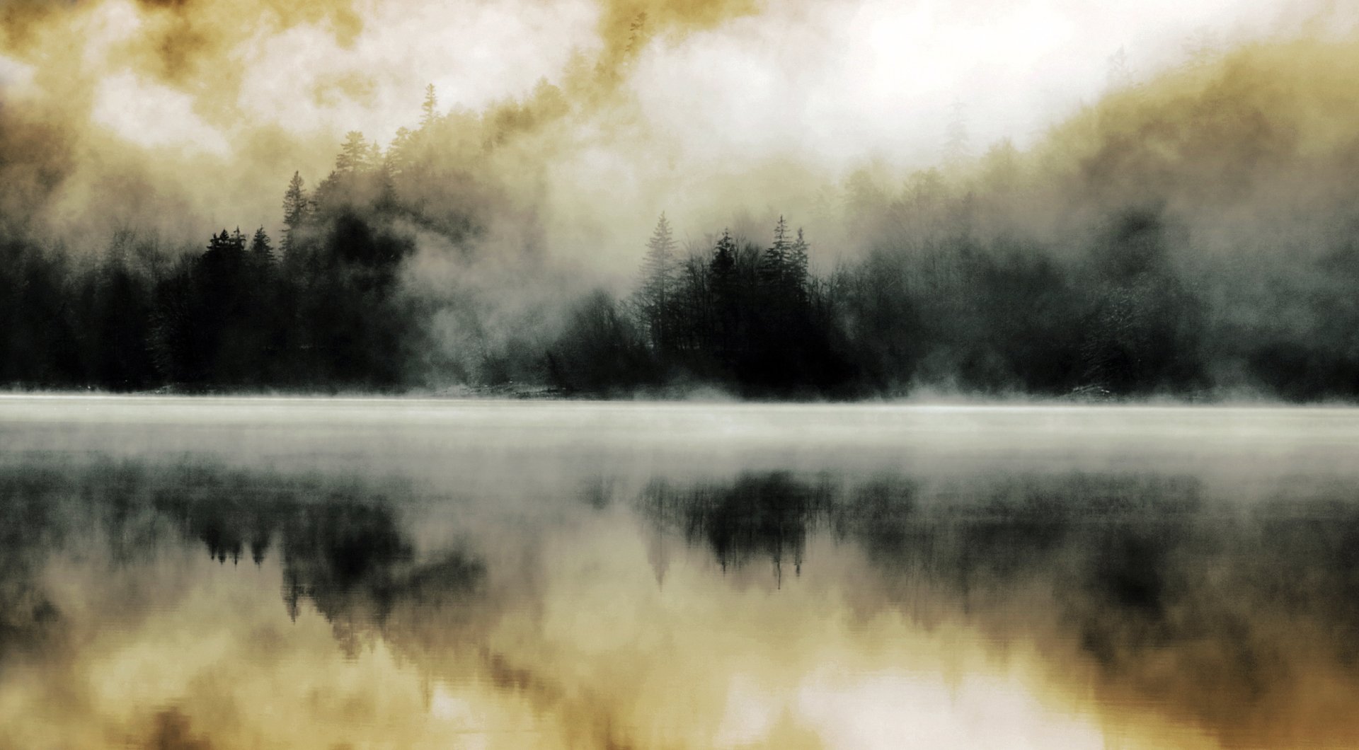 Nebel HD Wallpaper Hintergrund 2517x1389