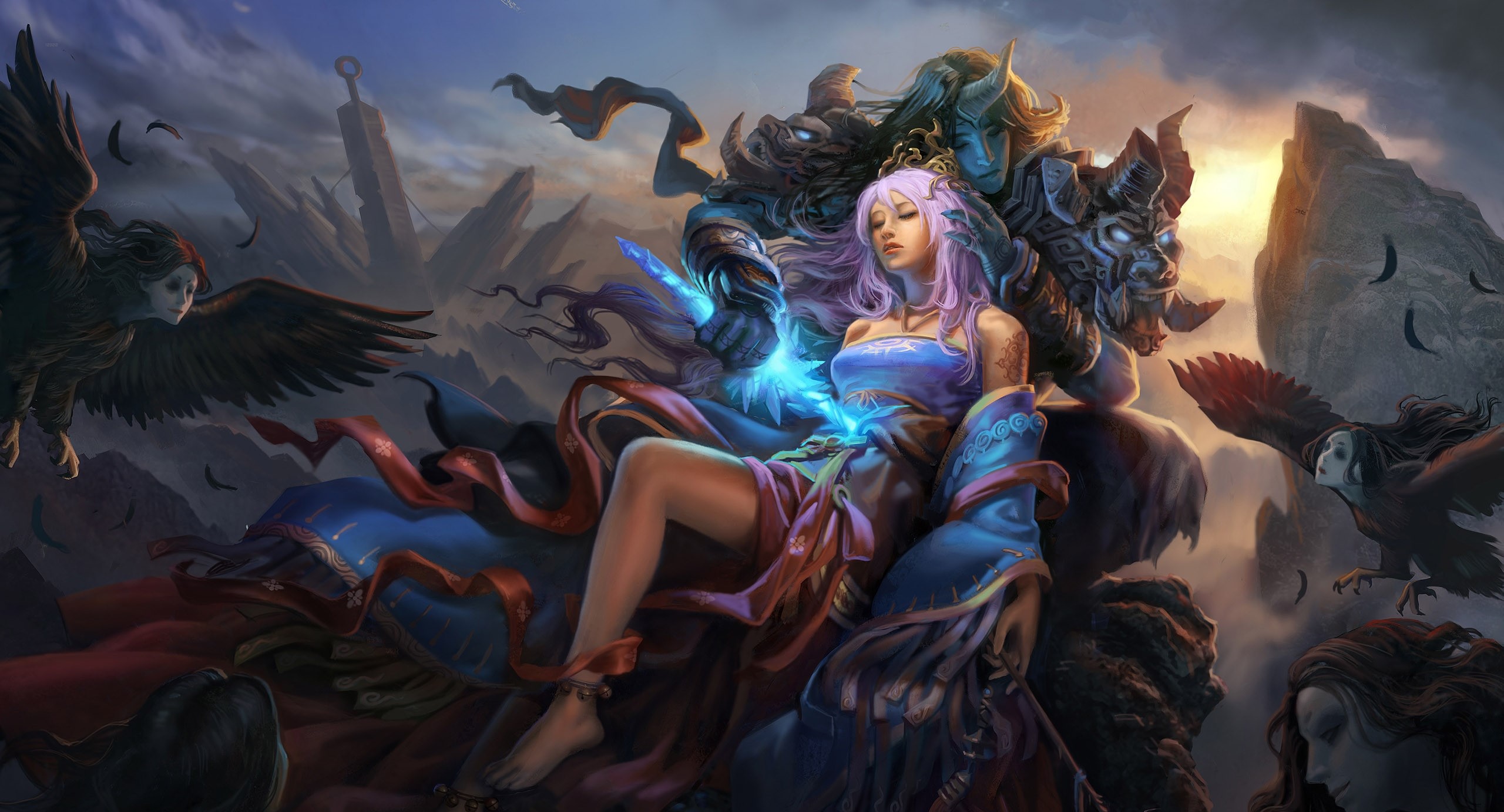 Fantasy Art Full HD Wallpaper and Background Image 2560x1384 ID676319