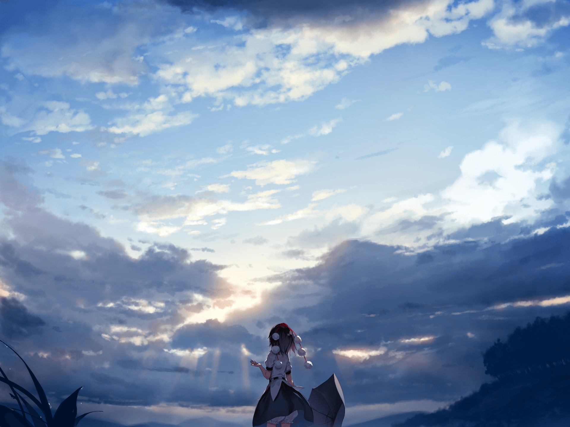 Anime in the rain by KeTa