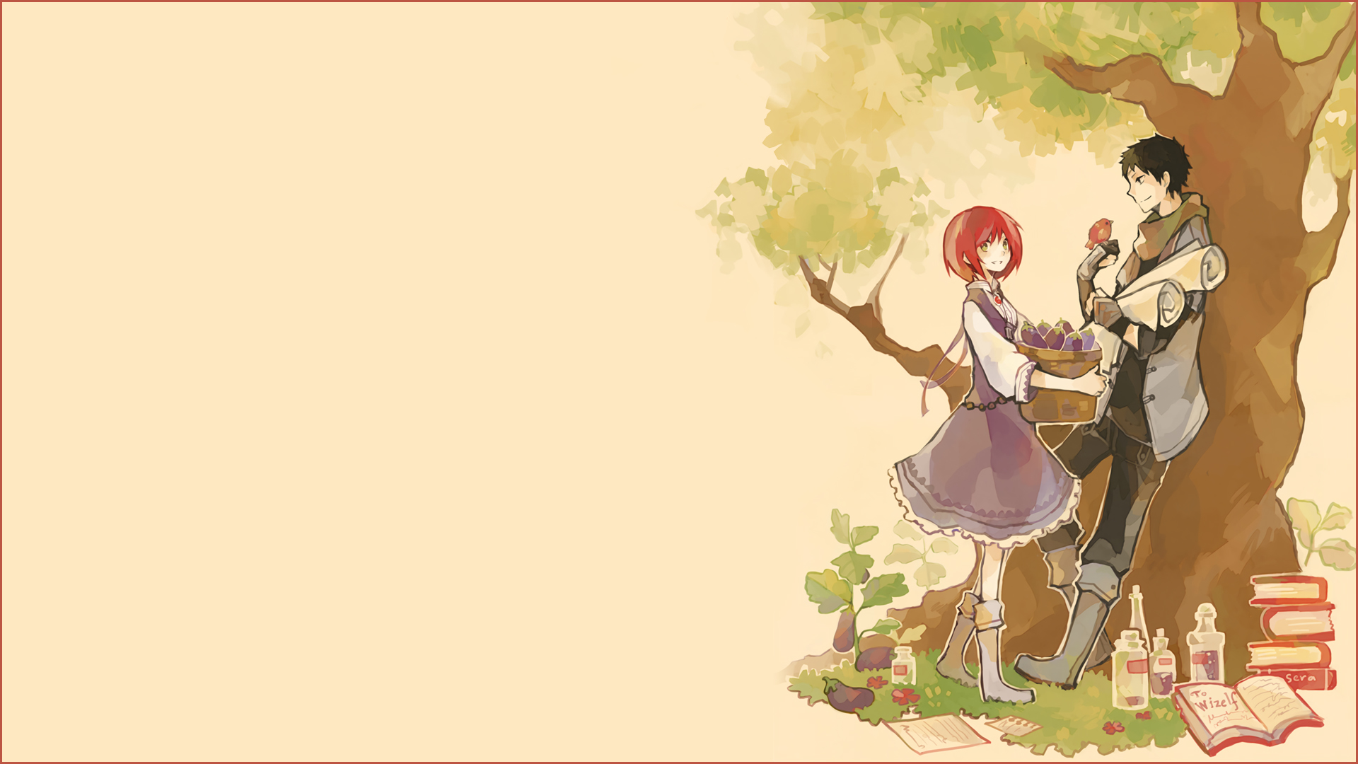 Download Anime Snow White With The Red Hair HD Wallpaper by chibioppai
