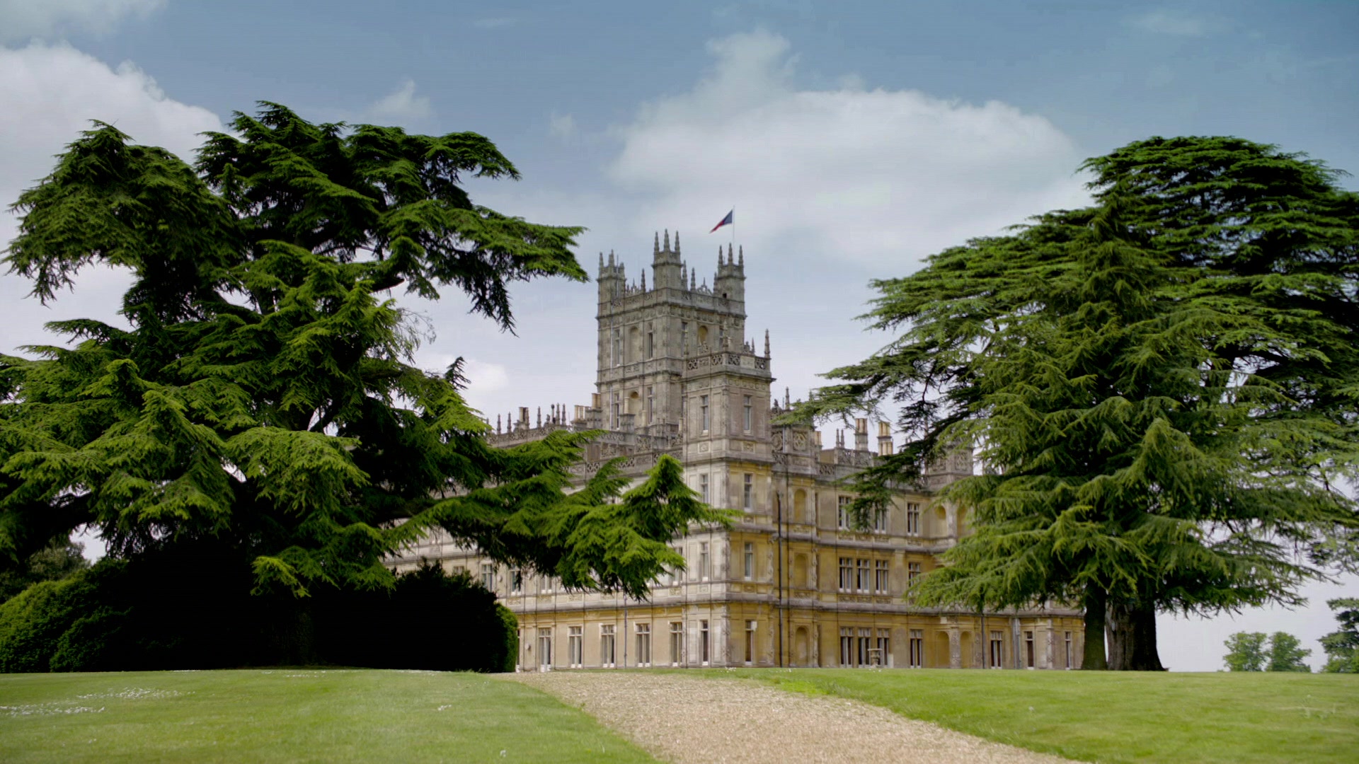 Download Tree Castle TV Show Downton Abbey HD Wallpaper