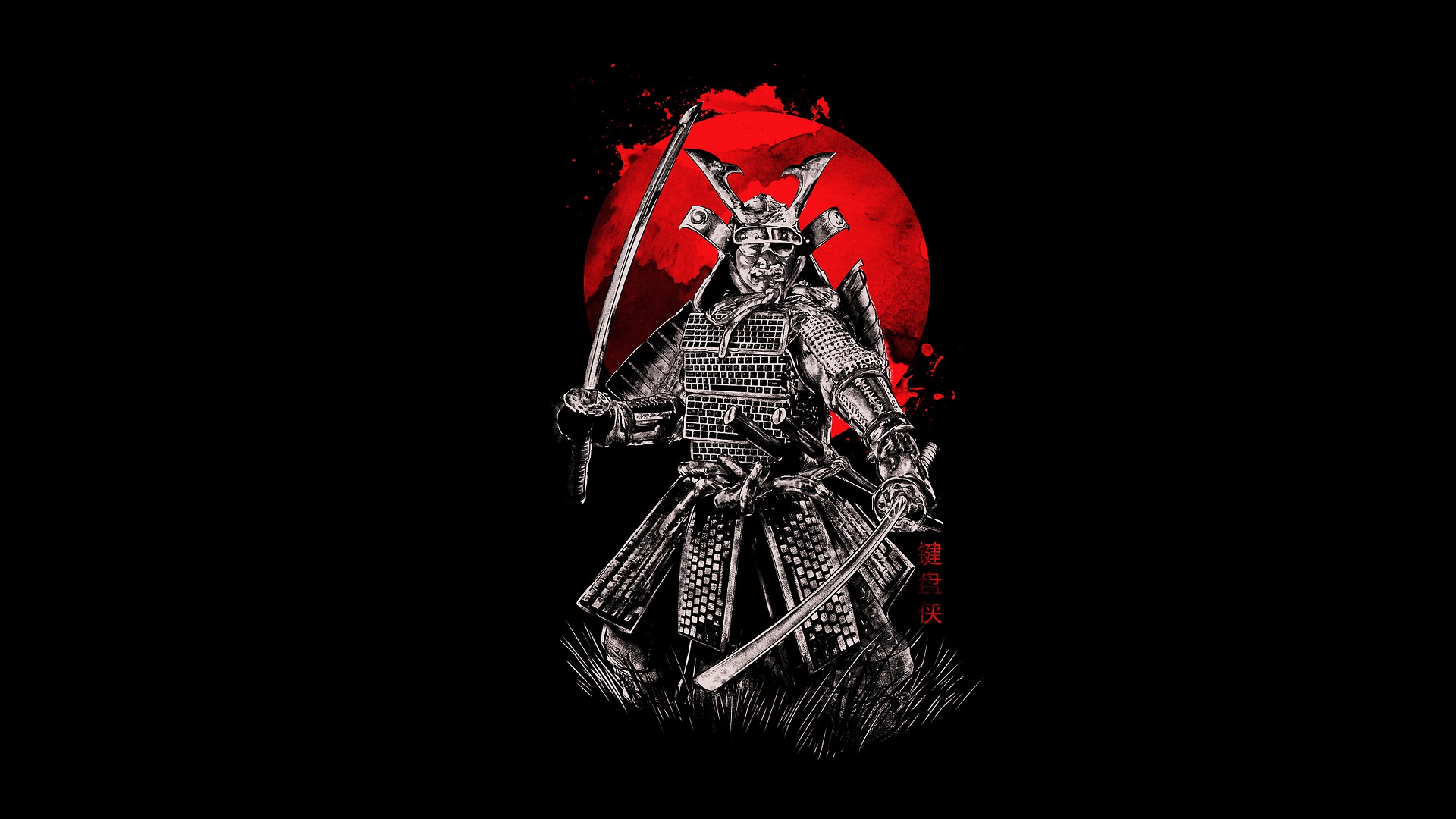 Black Samurai Wallpaper 4k