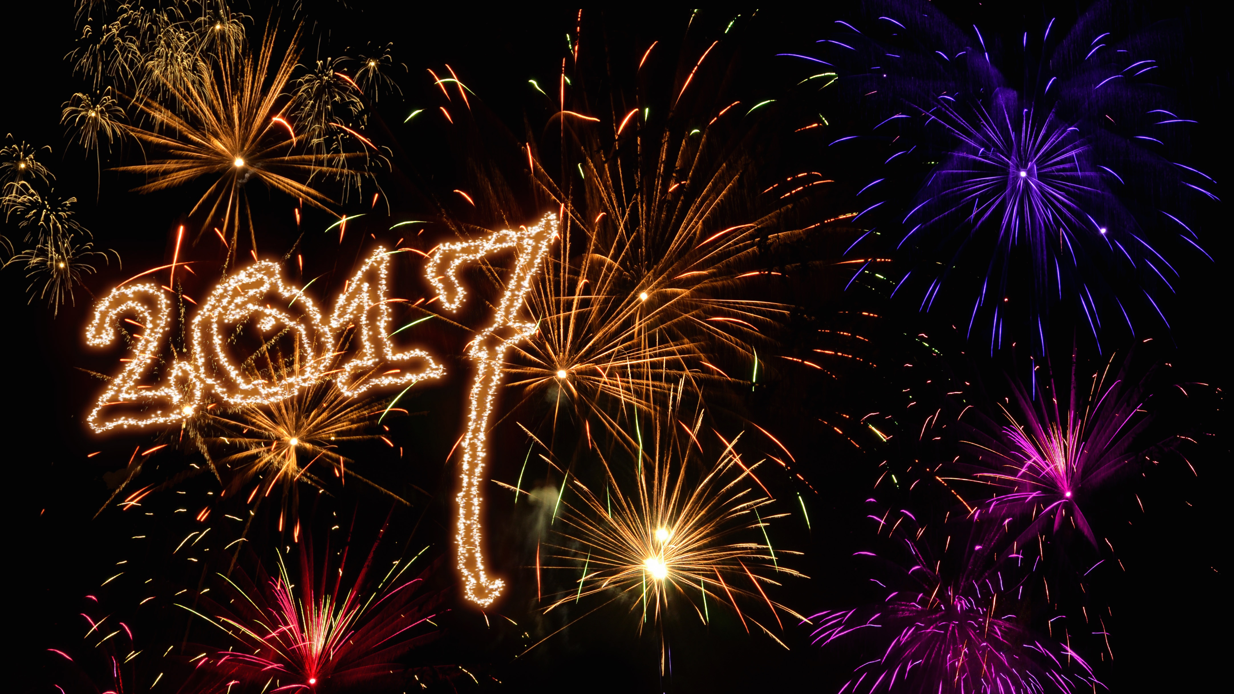 New Year 2017 4k Ultra HD Wallpaper Background Image 4327x2434 ID