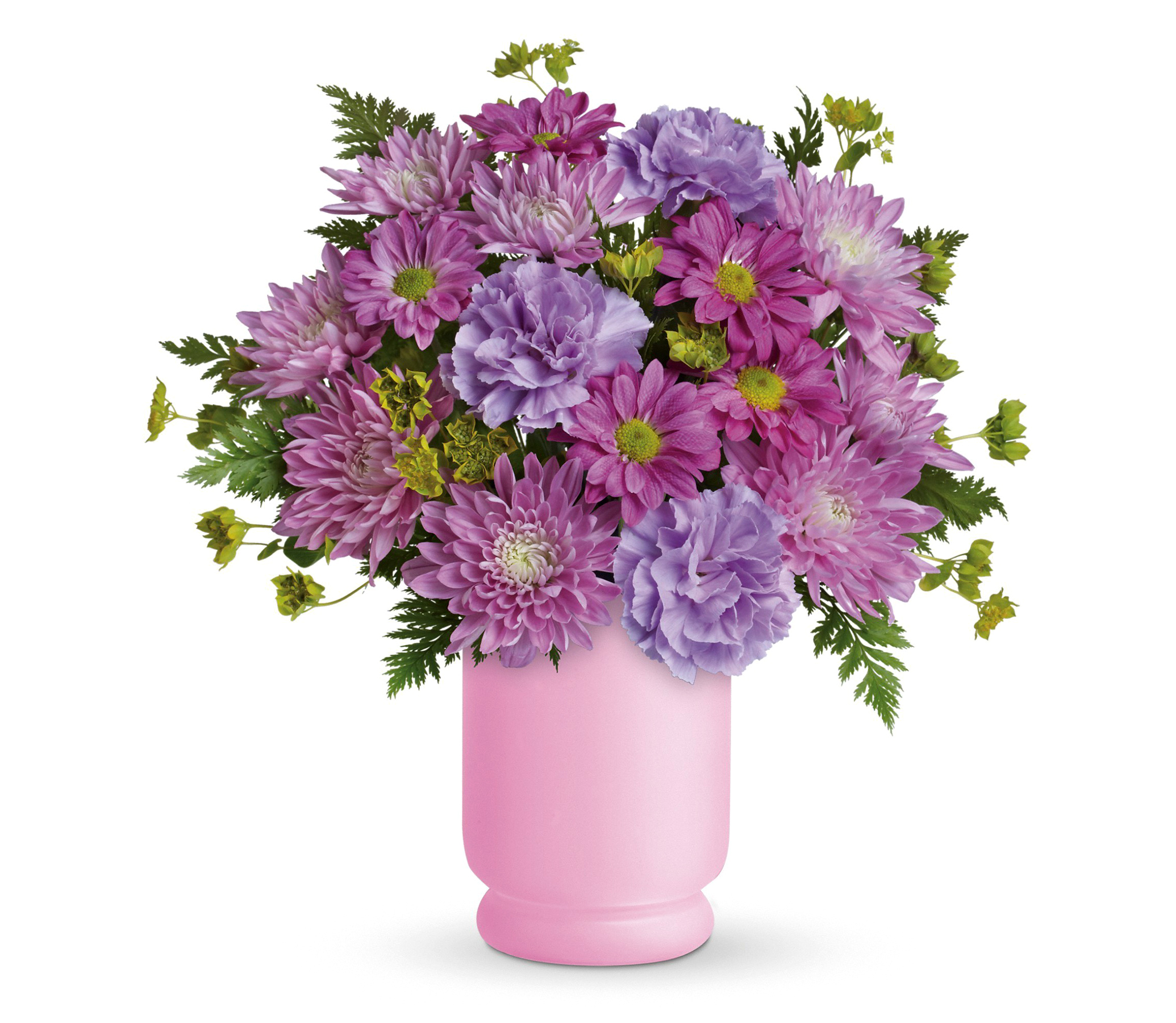 Download Purple Flower Vase Man Made Flower HD Wallpaper