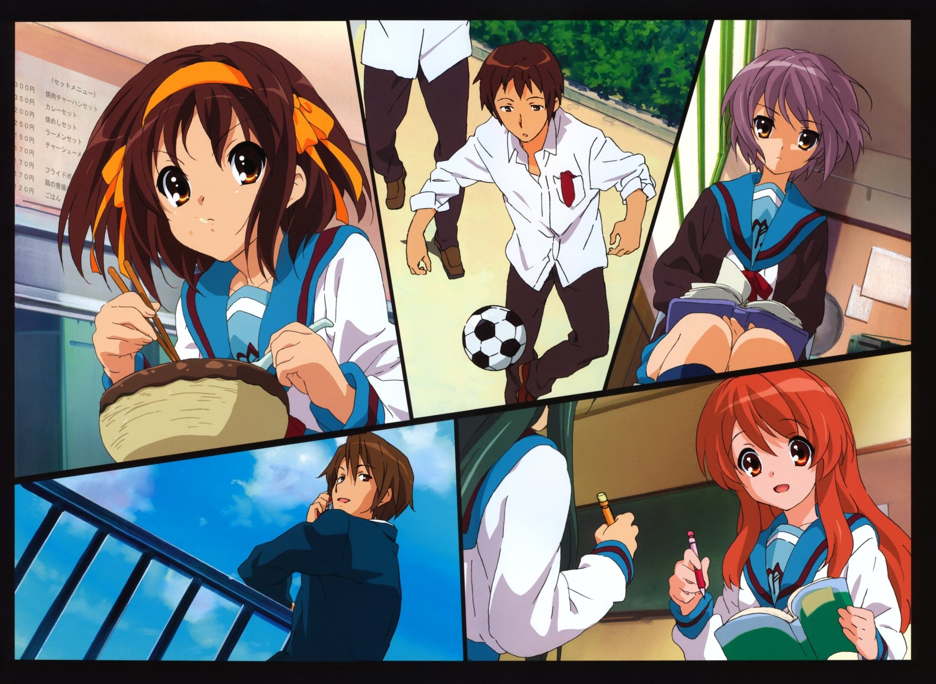 The Melancholy Of Haruhi Suzumiya 4k Ultra HD Wallpaper Background