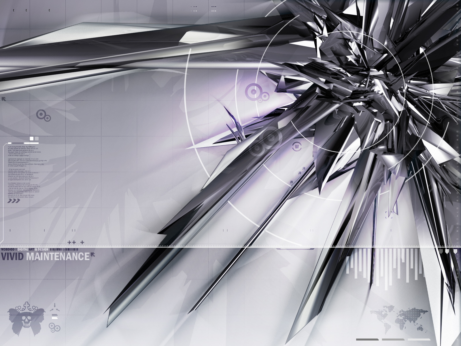 Abstract White HD Wallpaper