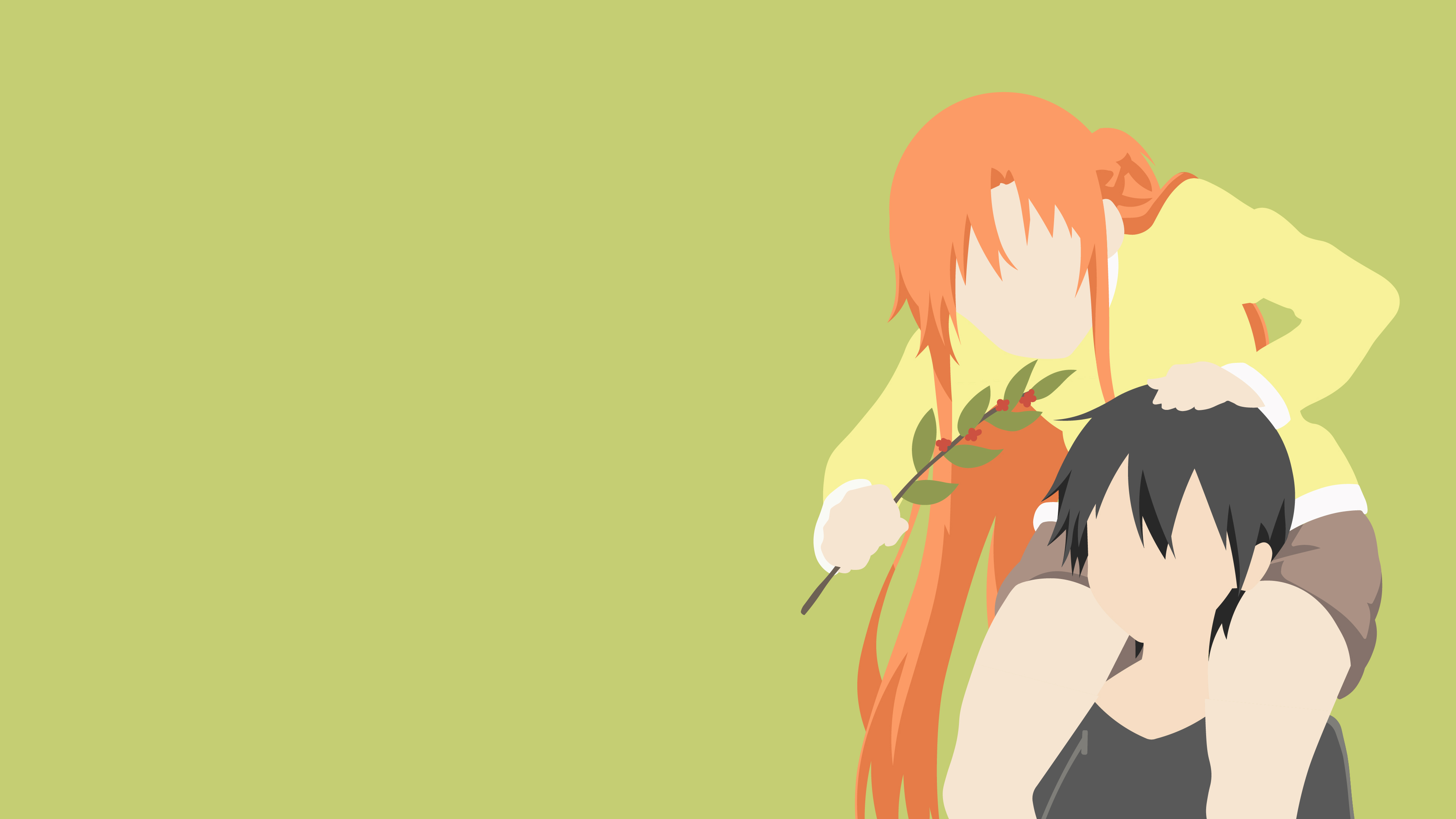 Download Asuna Yuuki Minimalist Kazuto Kirigaya Kirito (Sword Art Online) Anime Sword Art Online
