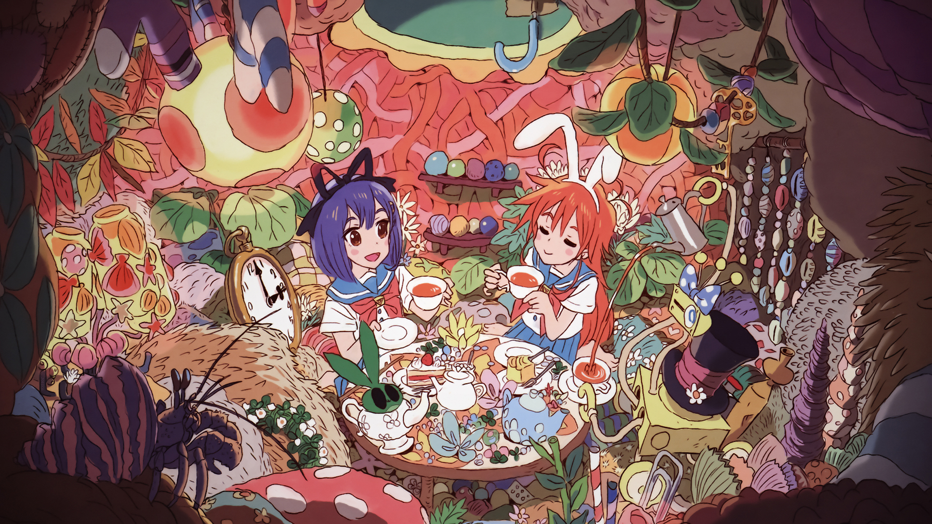Flip Flappers Wallpaper