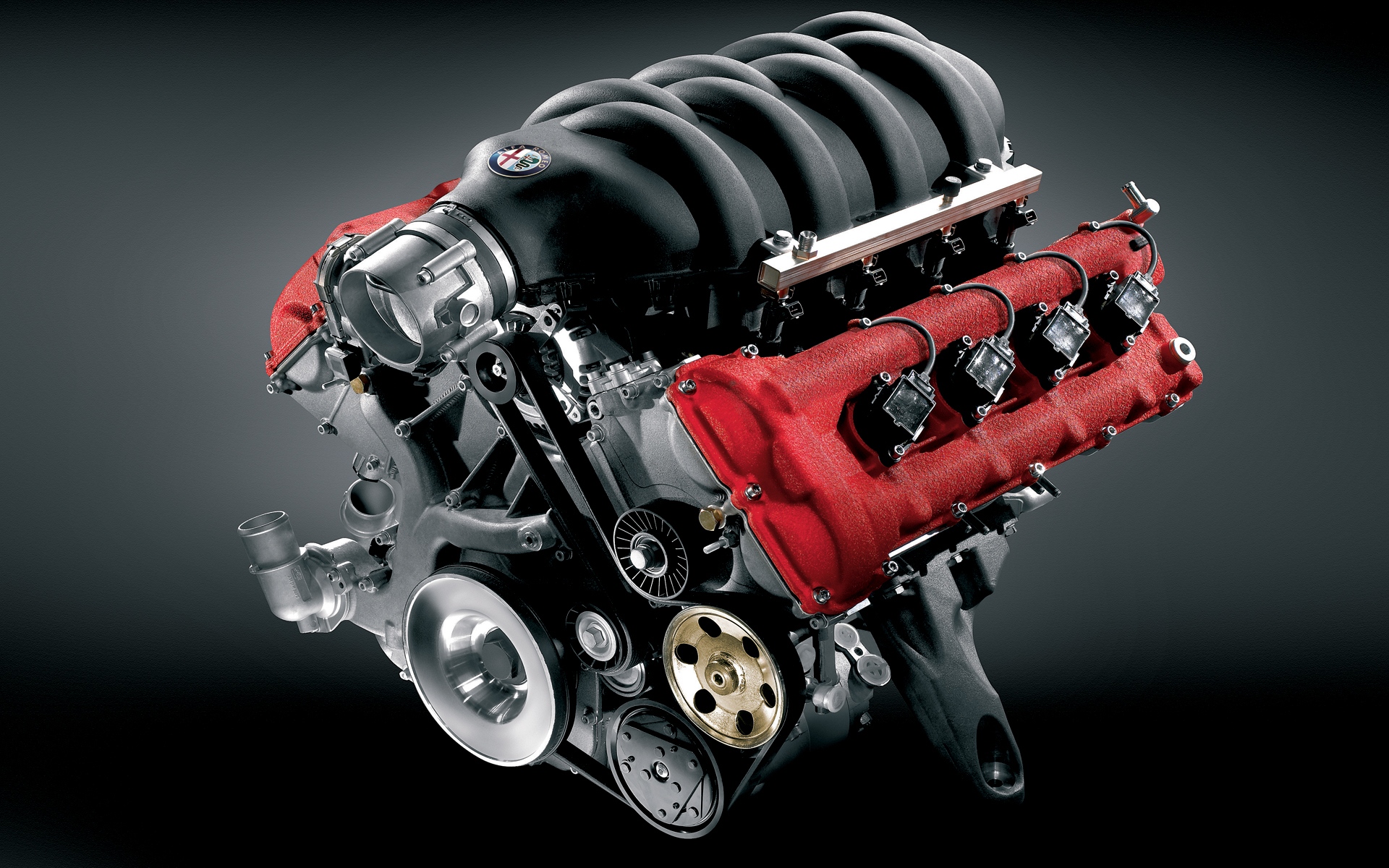 Powerhouse Vehicle Engine HD Wallpaper: Precision and Performance Unleashed