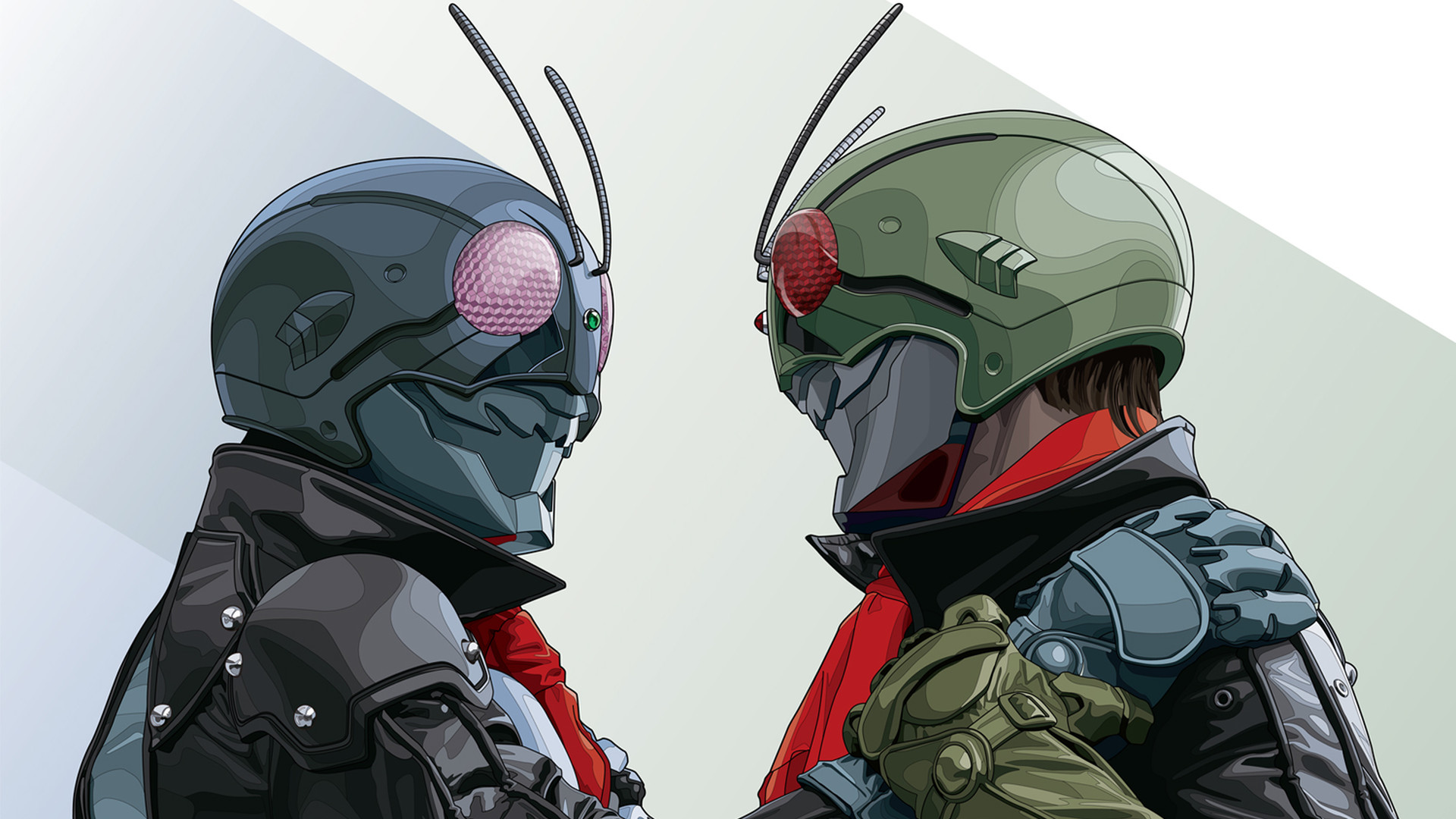 Kamen Rider The First HD Wallpaper Hayato Ichimonji & Takeshi Hongo