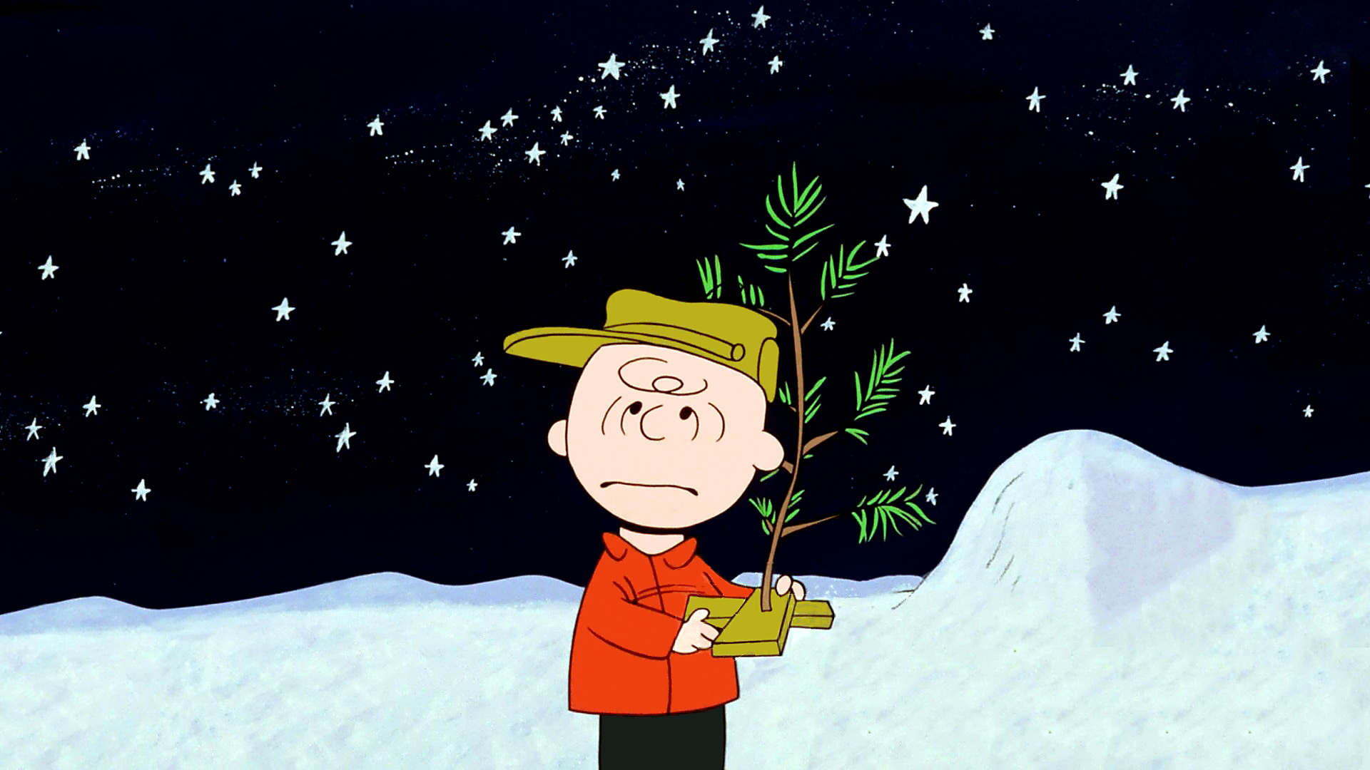 Peanuts Linus Christmas Wallpaper