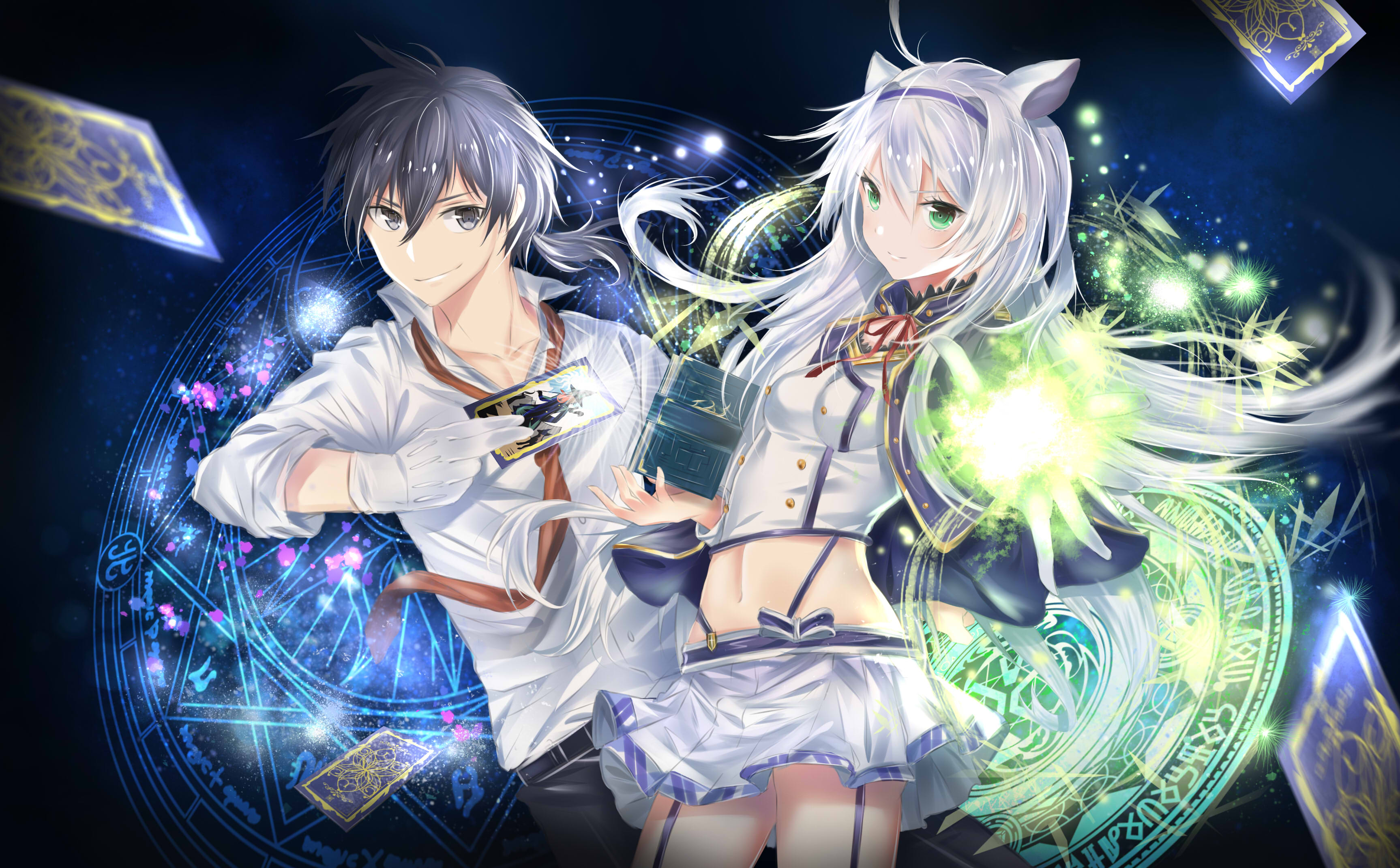 Rokudenashi Majutsu Koushi to Akashic Records HD Wallpaper Glenn & Sistine