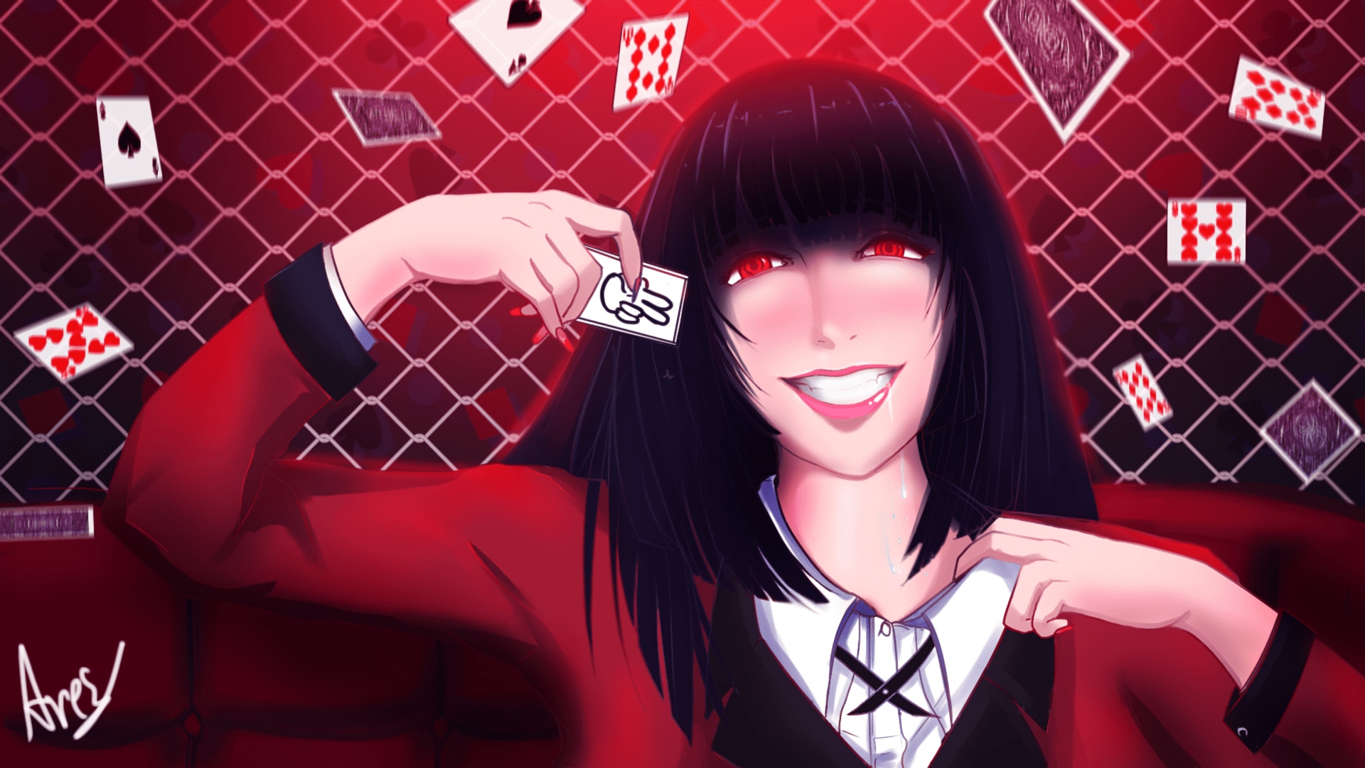 Kakegurui HD Wallpaper Background Image 1920x1080