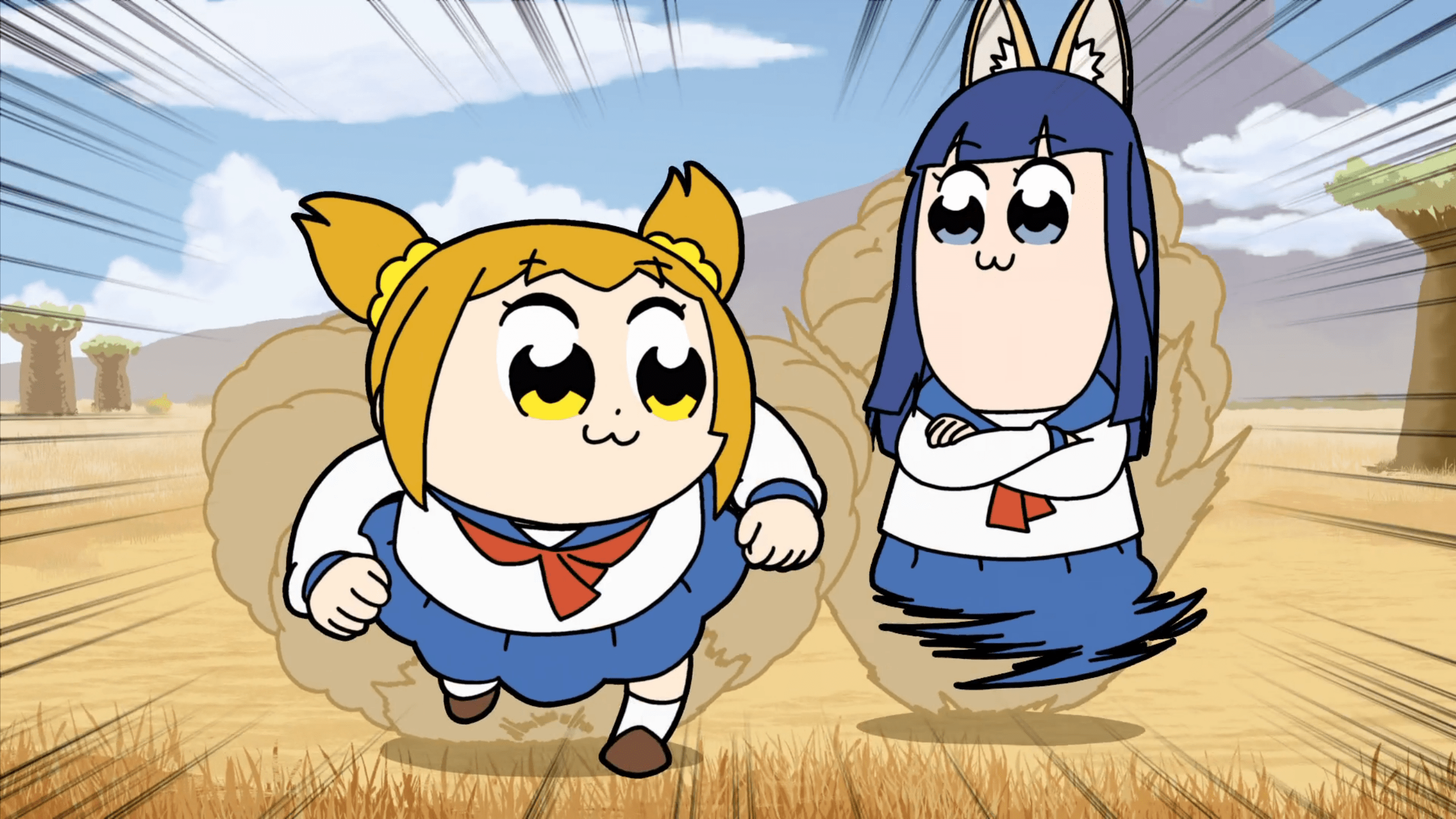 Pop Team Epic HD Wallpaper Background Image 2560x1440
