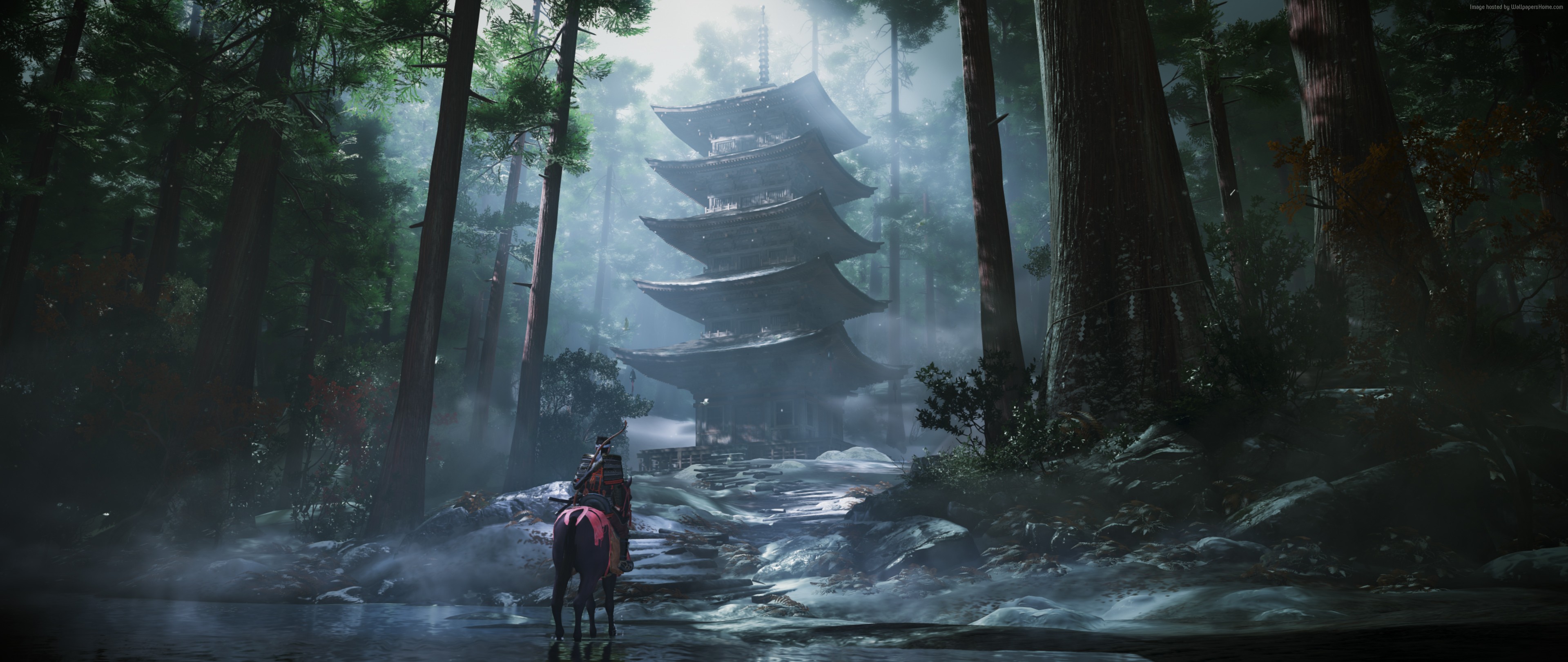 Download Jin Sakai Video Game Ghost Of Tsushima HD Wallpaper