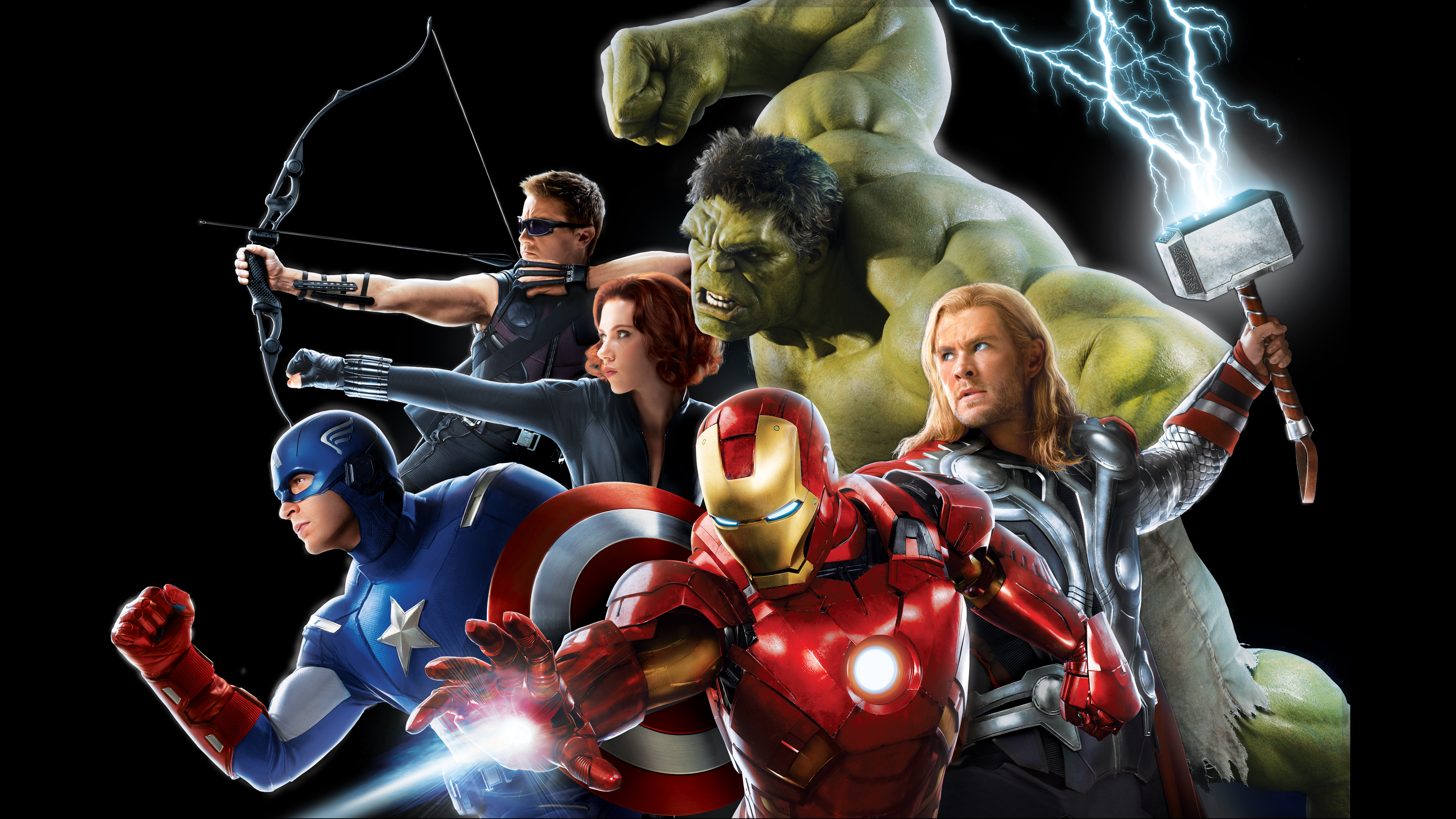 Los Vengadores 5k Retina Ultra Fondo de pantalla HD Fondo de Escritorio 6471x3640 ID