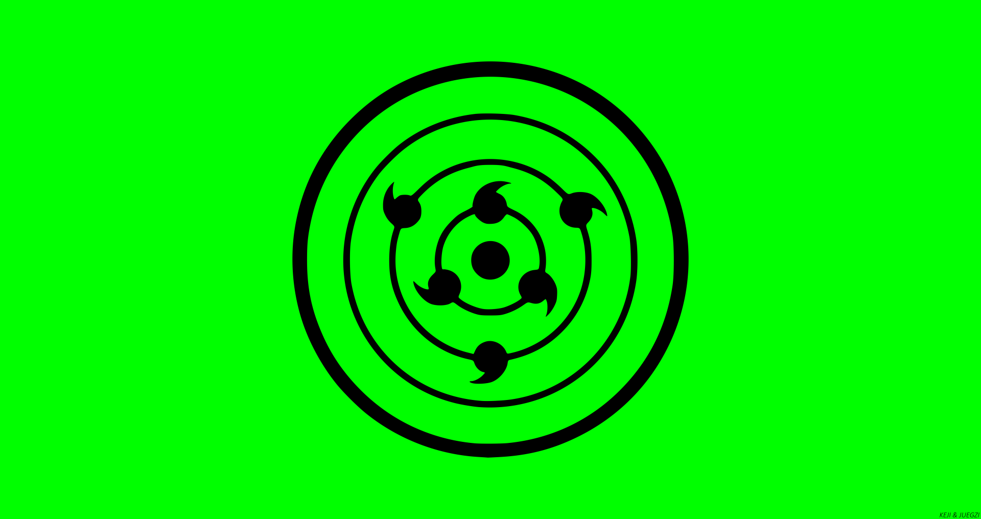 Sasuke Uchiha Rinnegan (Green) by KEJI
