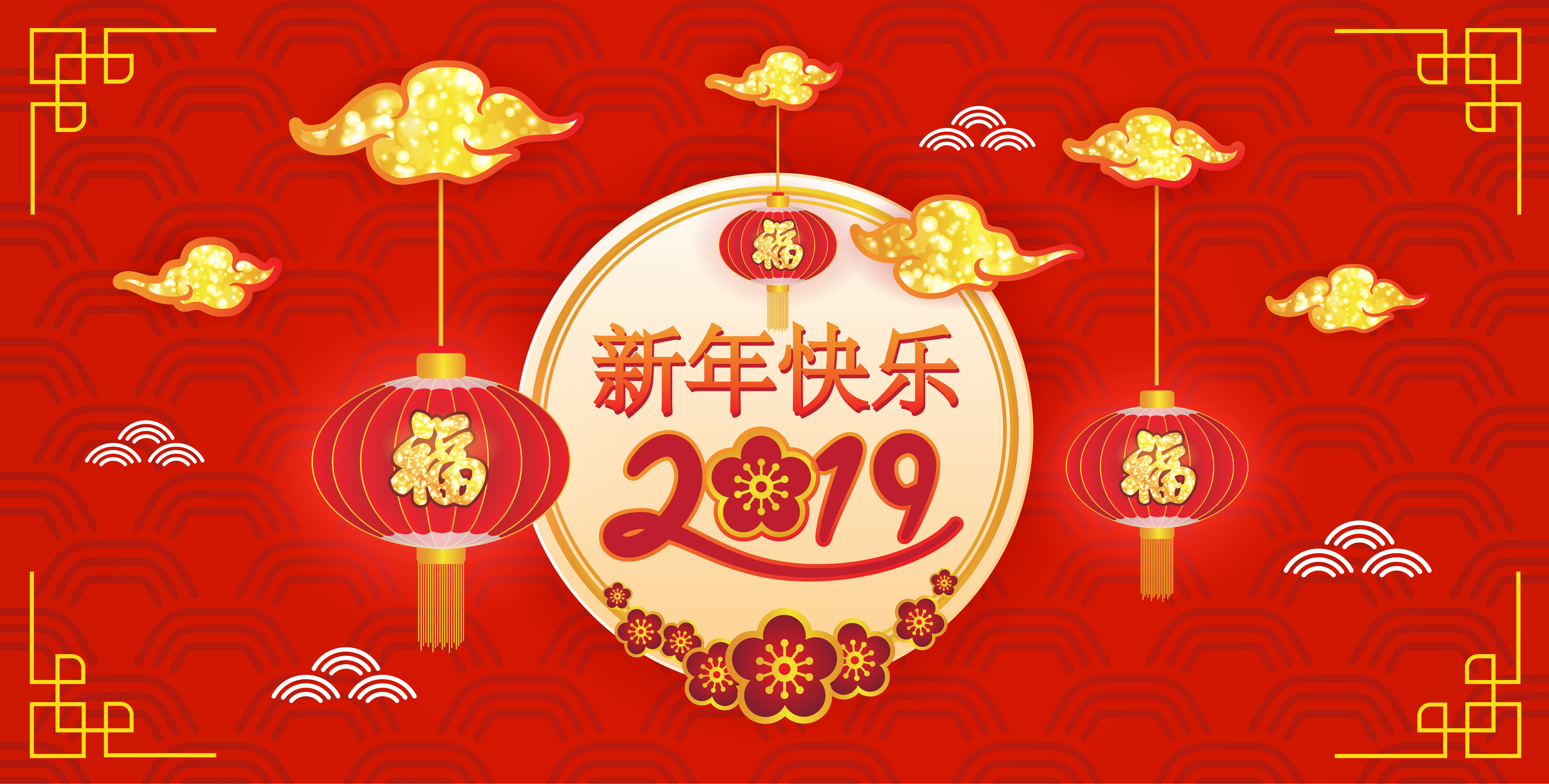 Chinese New Year 5k Retina Ultra HD Wallpaper Background