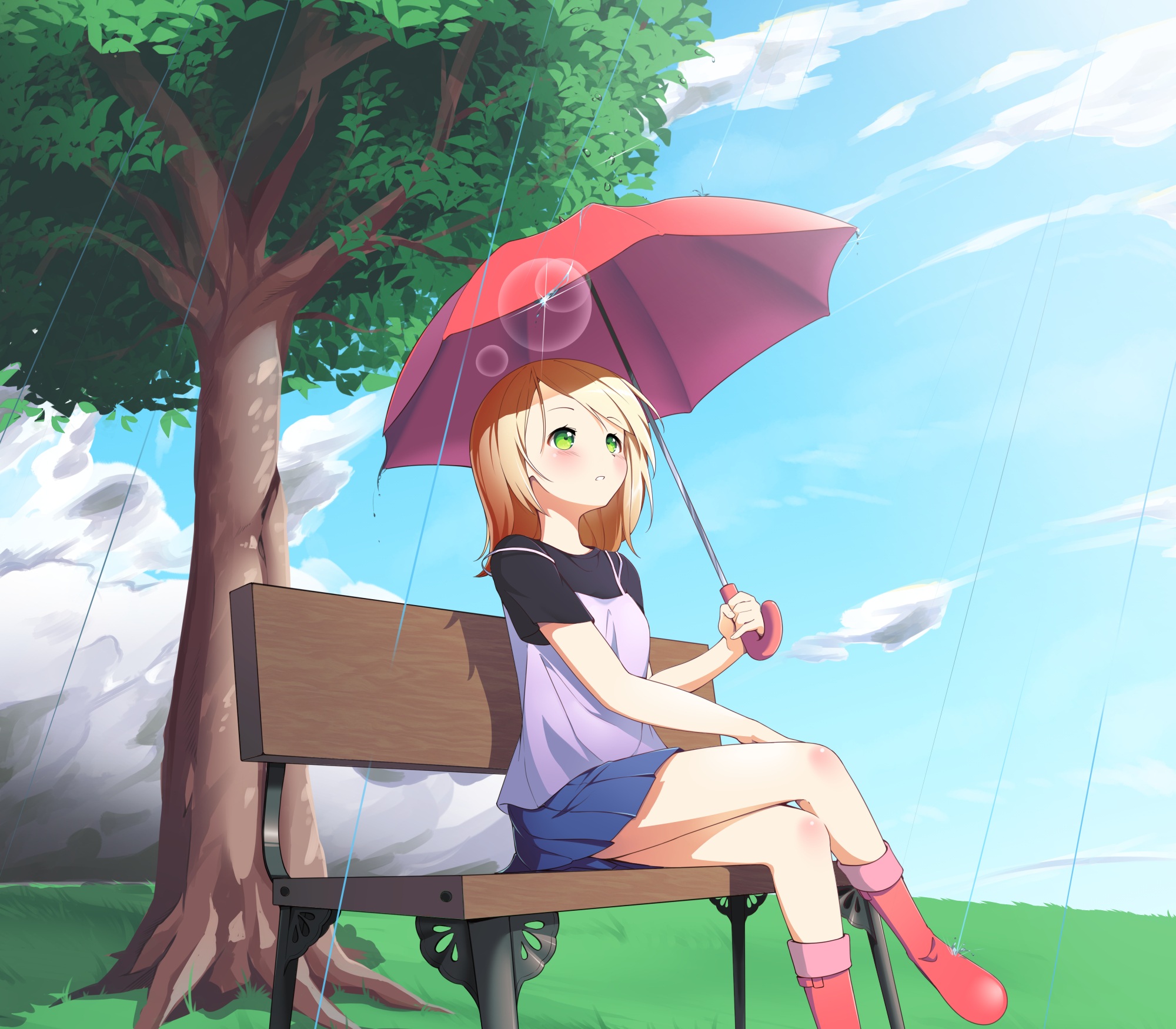 Sunshower by yunyunmaru