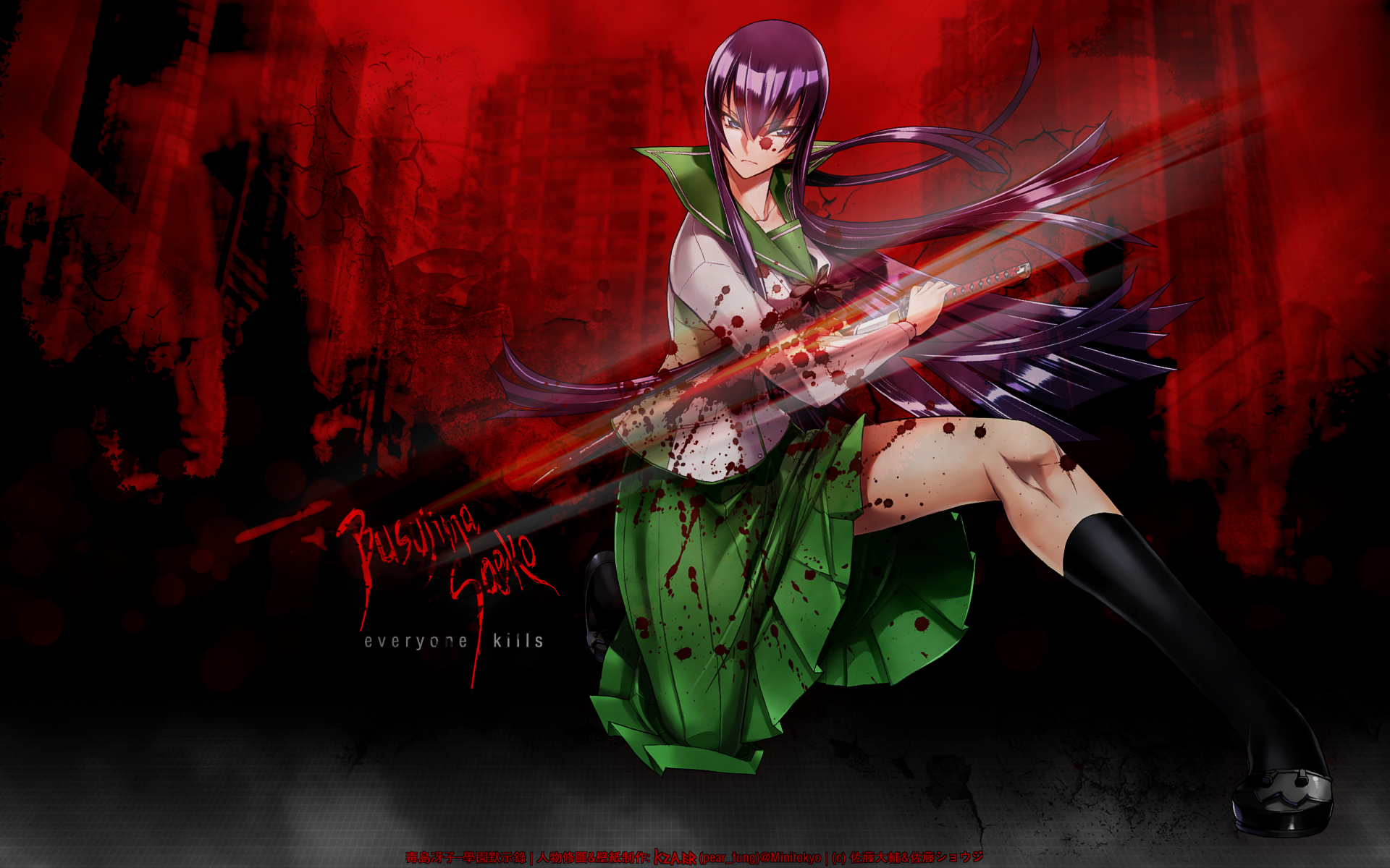 Highschool Of The Dead Full HD Wallpaper and Background