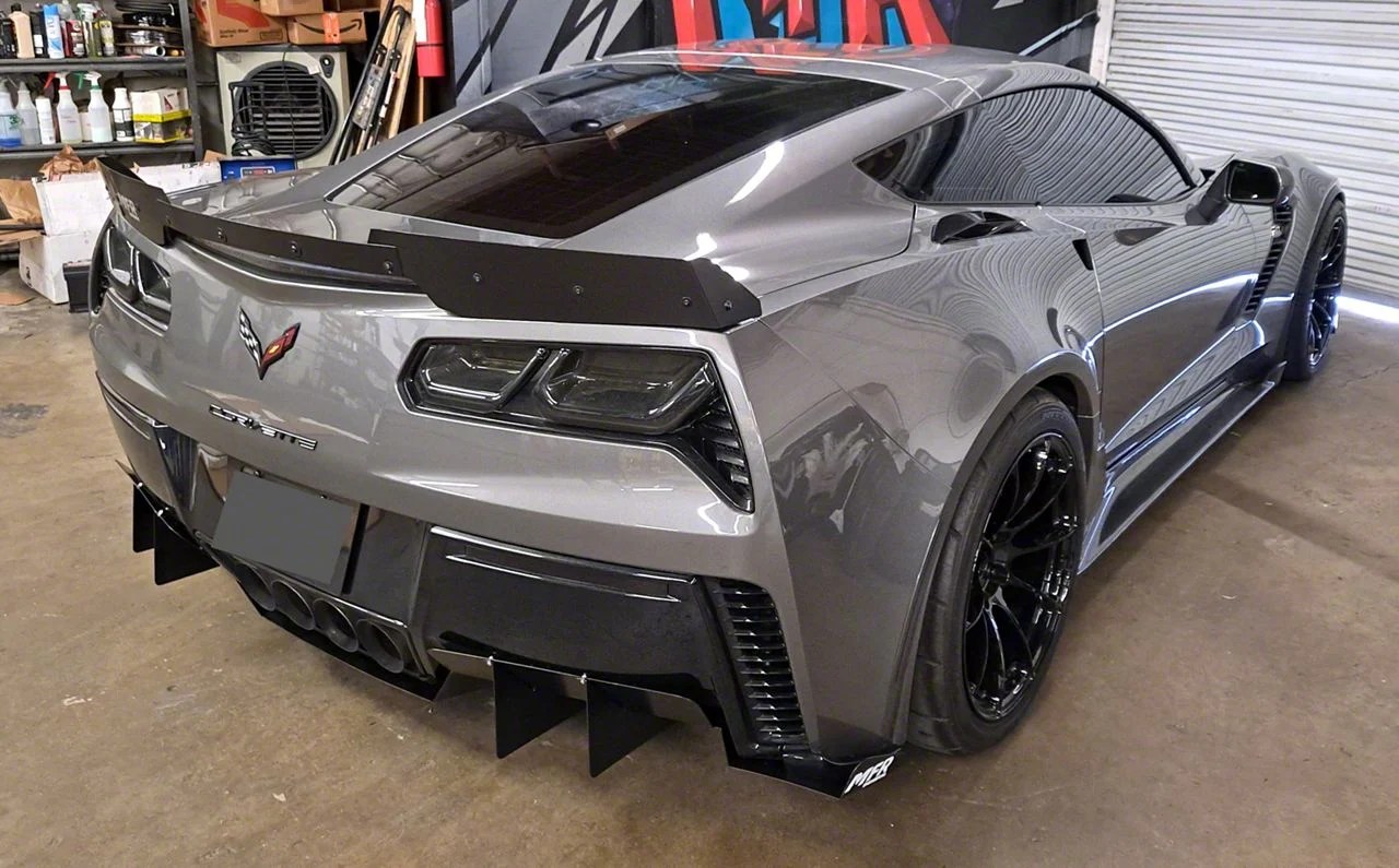 Corvette Wickerbill Rear Spoiler (1419 Corvette C7 Grand Sport) Free
