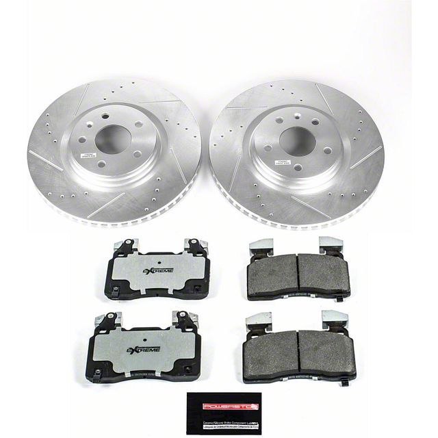 PowerStop Corvette Z26 Street Warrior Brake Rotor and Pad Kit; Front