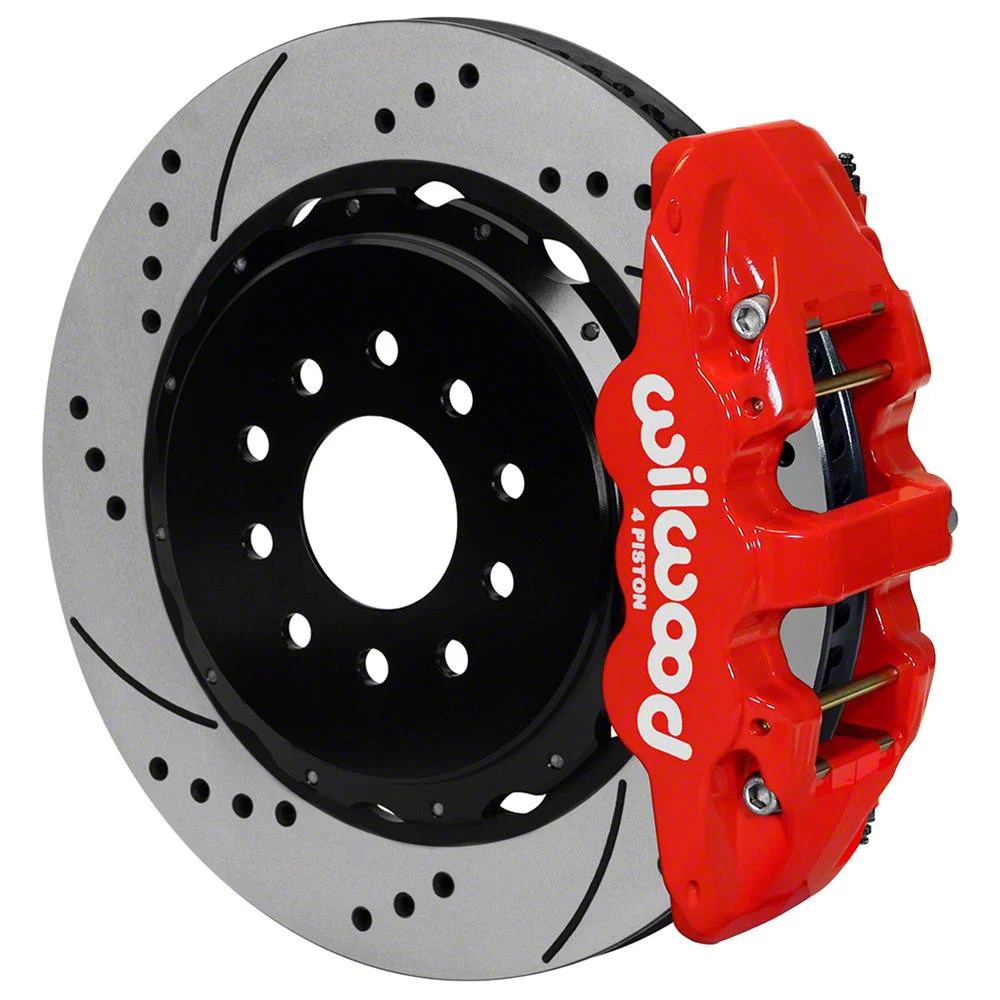 Wilwood Corvette AERO4 Rear Big Brake Kit with 14Inch Drilled and