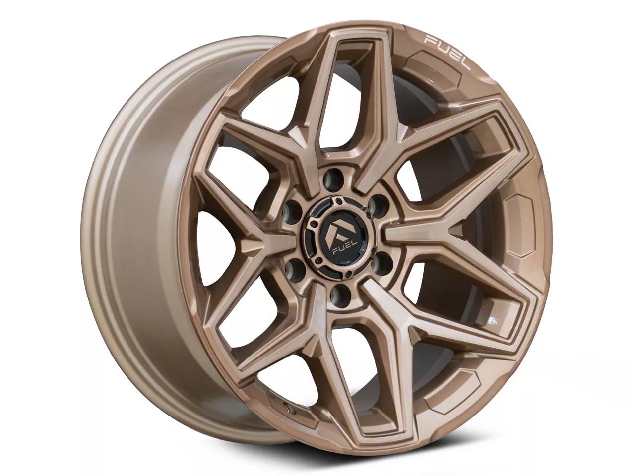 Fuel Wheels Sierra 1500 Flux Platinum Bronze 6Lug Wheel; 20x10; 18mm