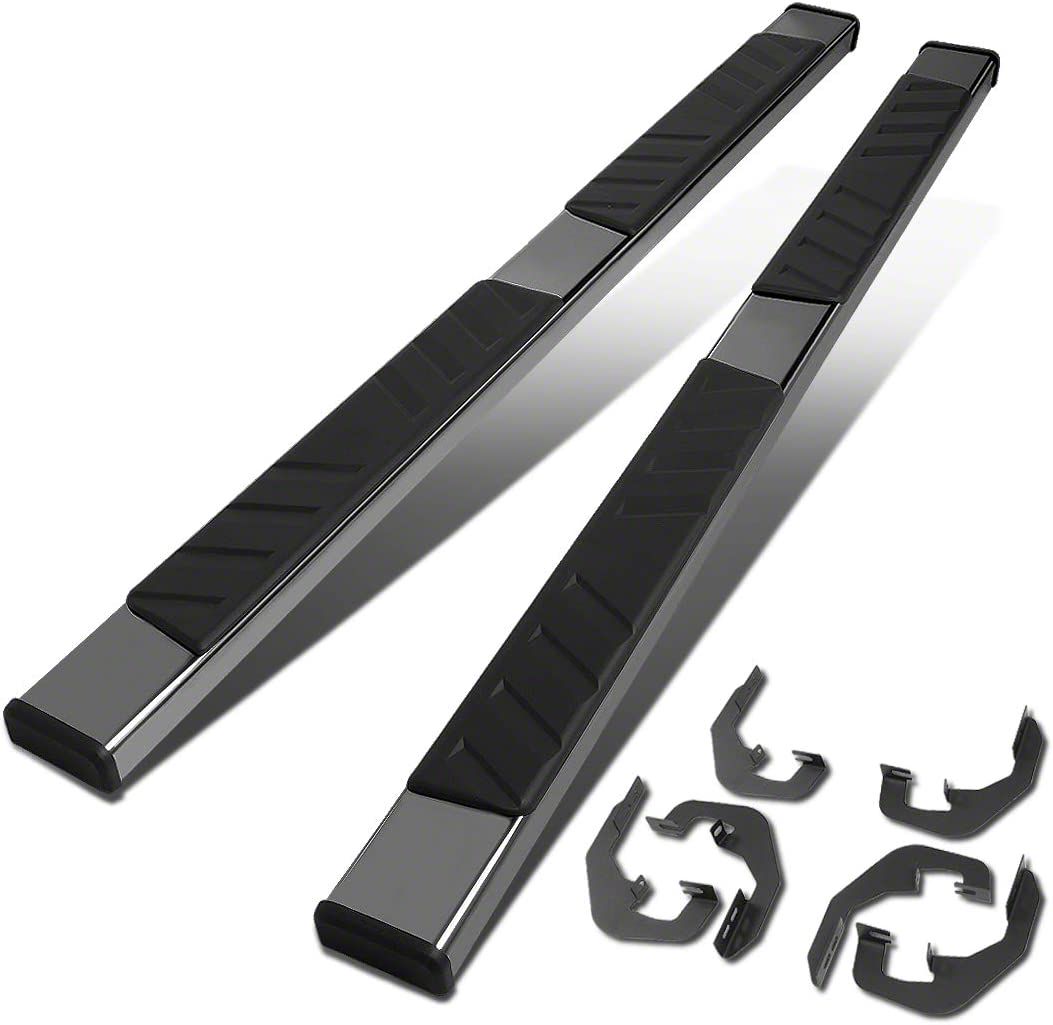 Sierra 1500 5Inch Running Boards; Stainless Steel (0718 Sierra 1500 Extended/Double Cab