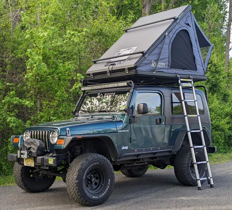 WoodsBuilt Tahoe Mountaineer Solar Roof Top Tent 1 (Universal; Some