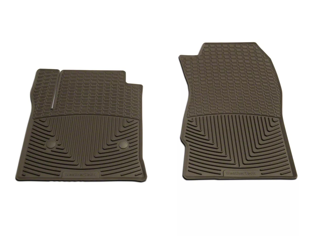 Weathertech Tahoe AllWeather Front Rubber Floor Mats; Cocoa W309CO (15
