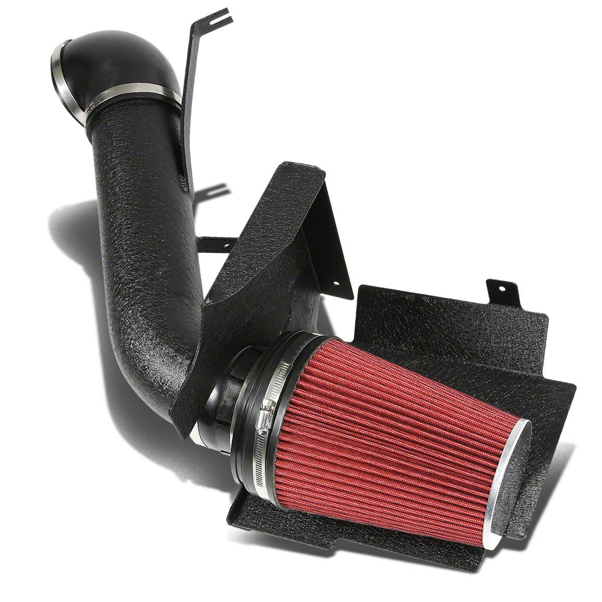 Silverado 1500 Cold Air Intake; Wrinkle Black (99-06 4.8L, 5.3L, 6.0L