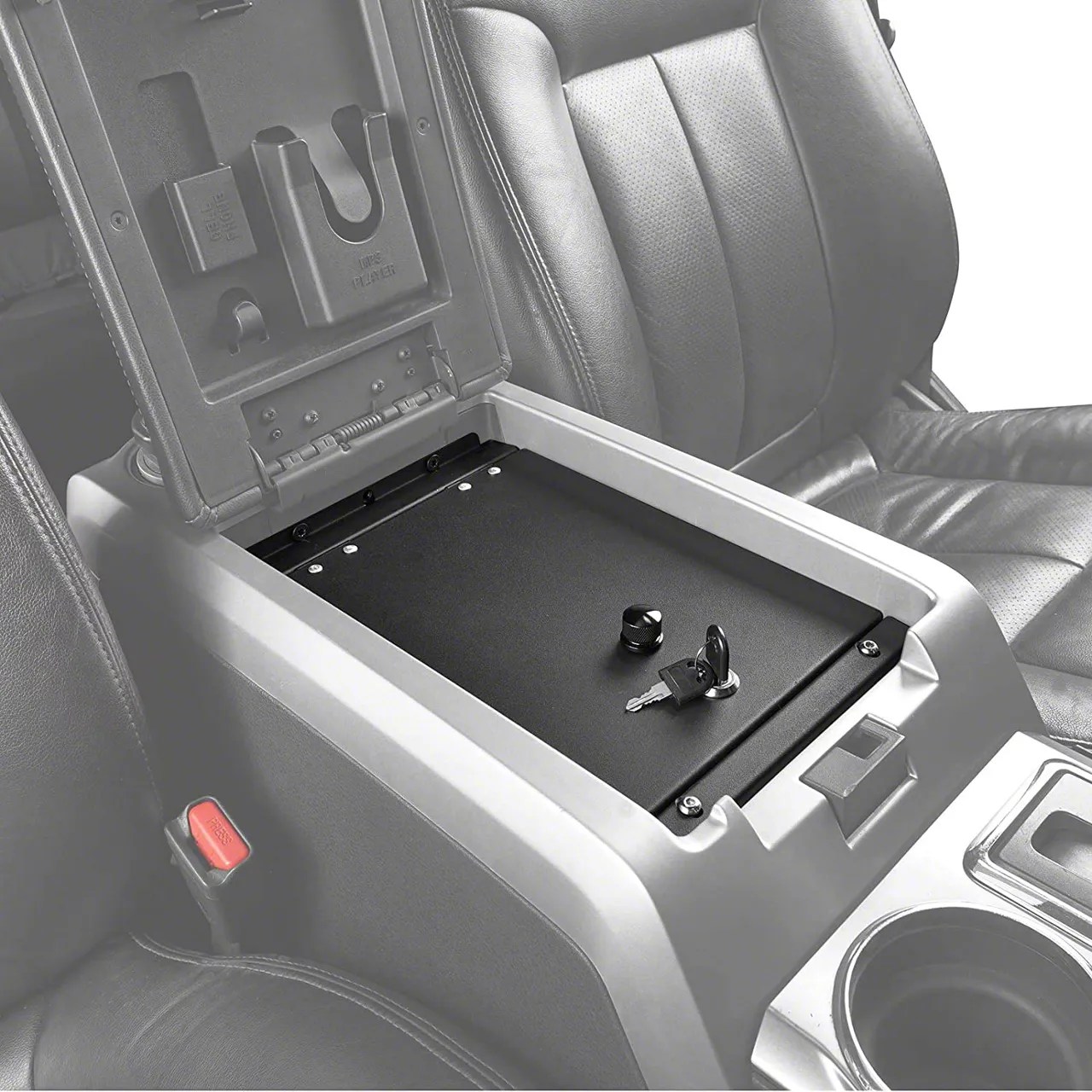 F150 Center Console Lock Box (0914 F150 w/ FlowThrough Center