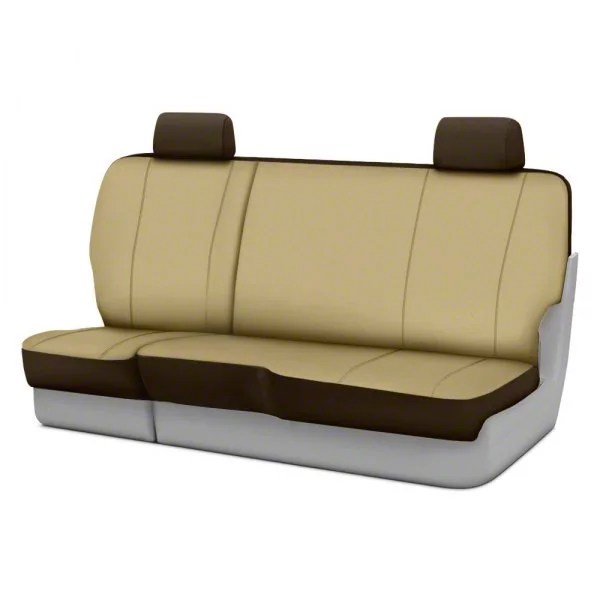 F-150 Seat Protector Series Rear Seat Cover; Taupe (15-23 F-150