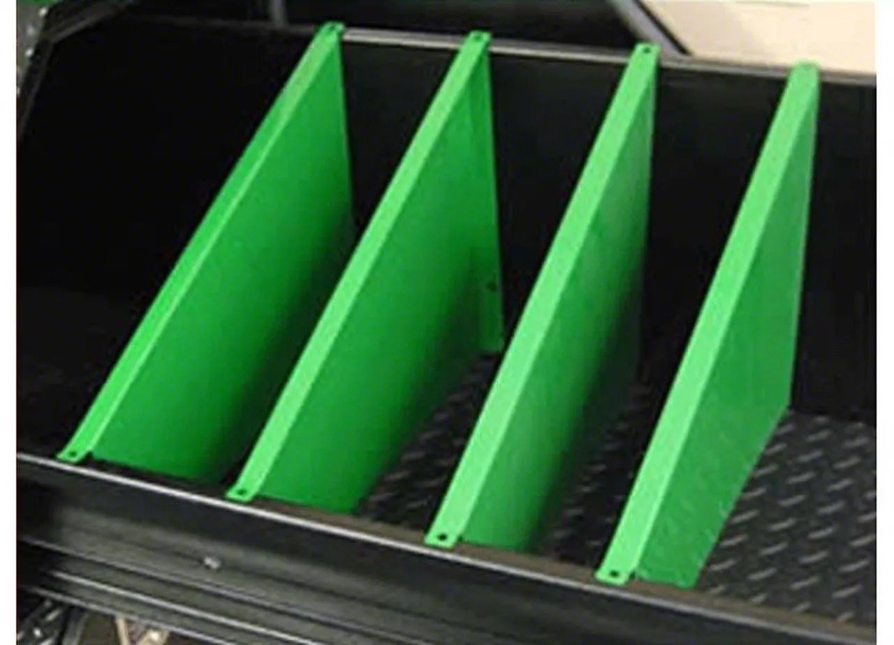 F150 Pickup Bed Tool Box Divider; 4Pack