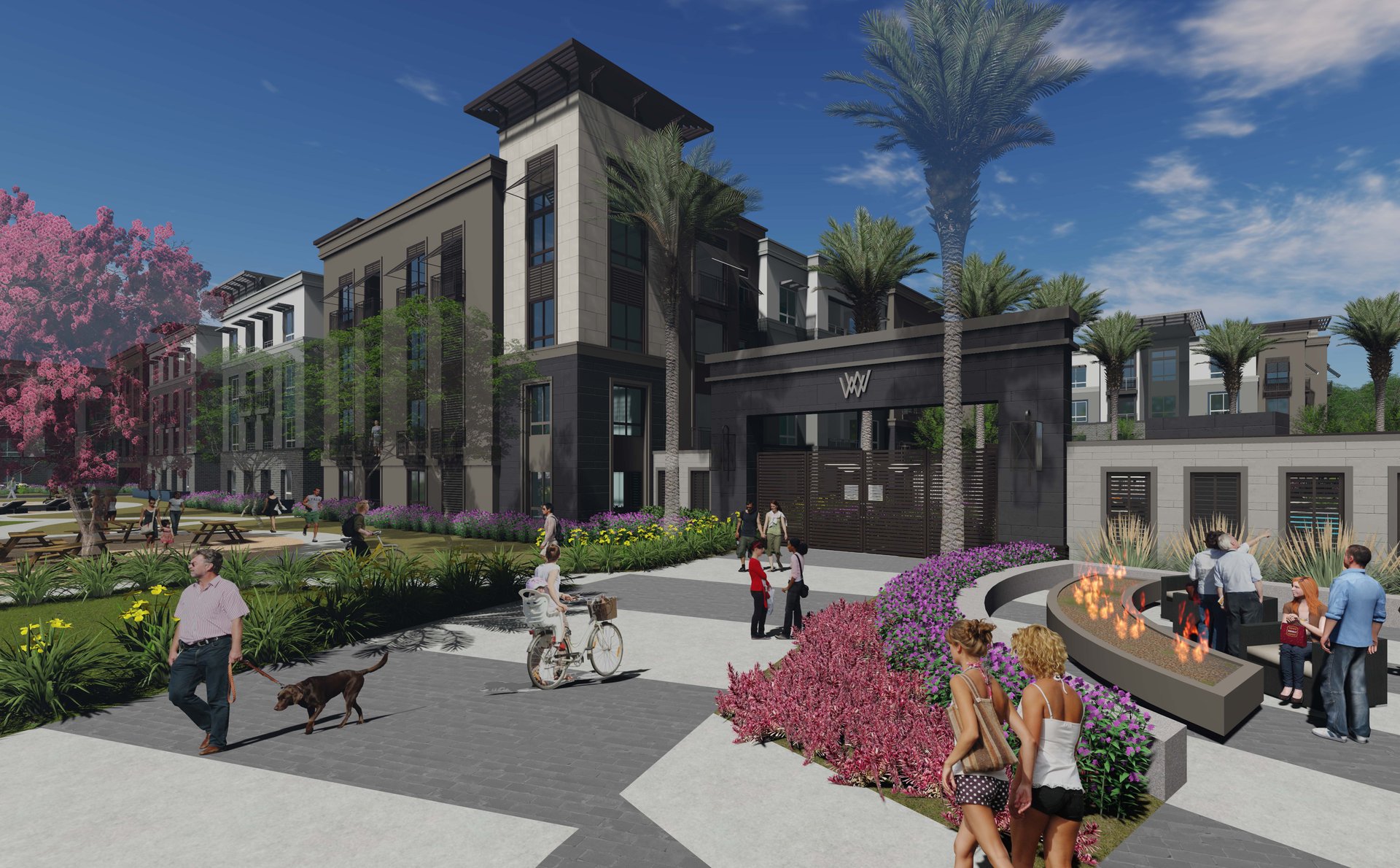 Town Square at Wagon Wheel Apartments in Oxnard, CA