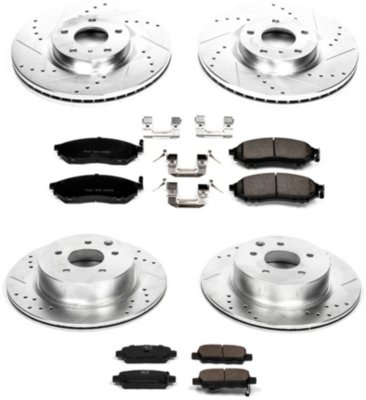2009-2012 Infiniti G37 Brake Disc And Pad Kit Powerstop Infiniti Brake