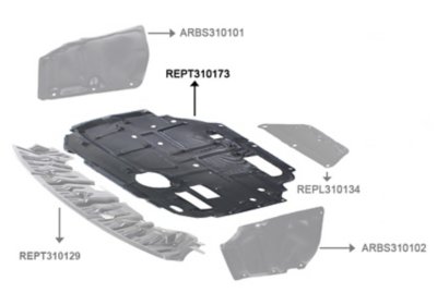 Toyota Prius Splash Shield | Auto Parts Warehouse