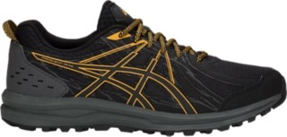 Frequent Trail Men Black/Black Men's Trail Running Shoes ASICS
