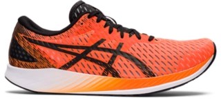 Men's HYPER SPEED Shocking Orange/Black Running Shoes ASICS