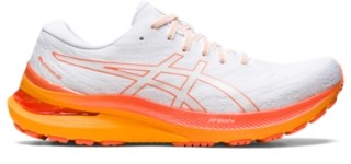 Men's GELKAYANO 29 White/Nova Orange Running Shoes ASICS